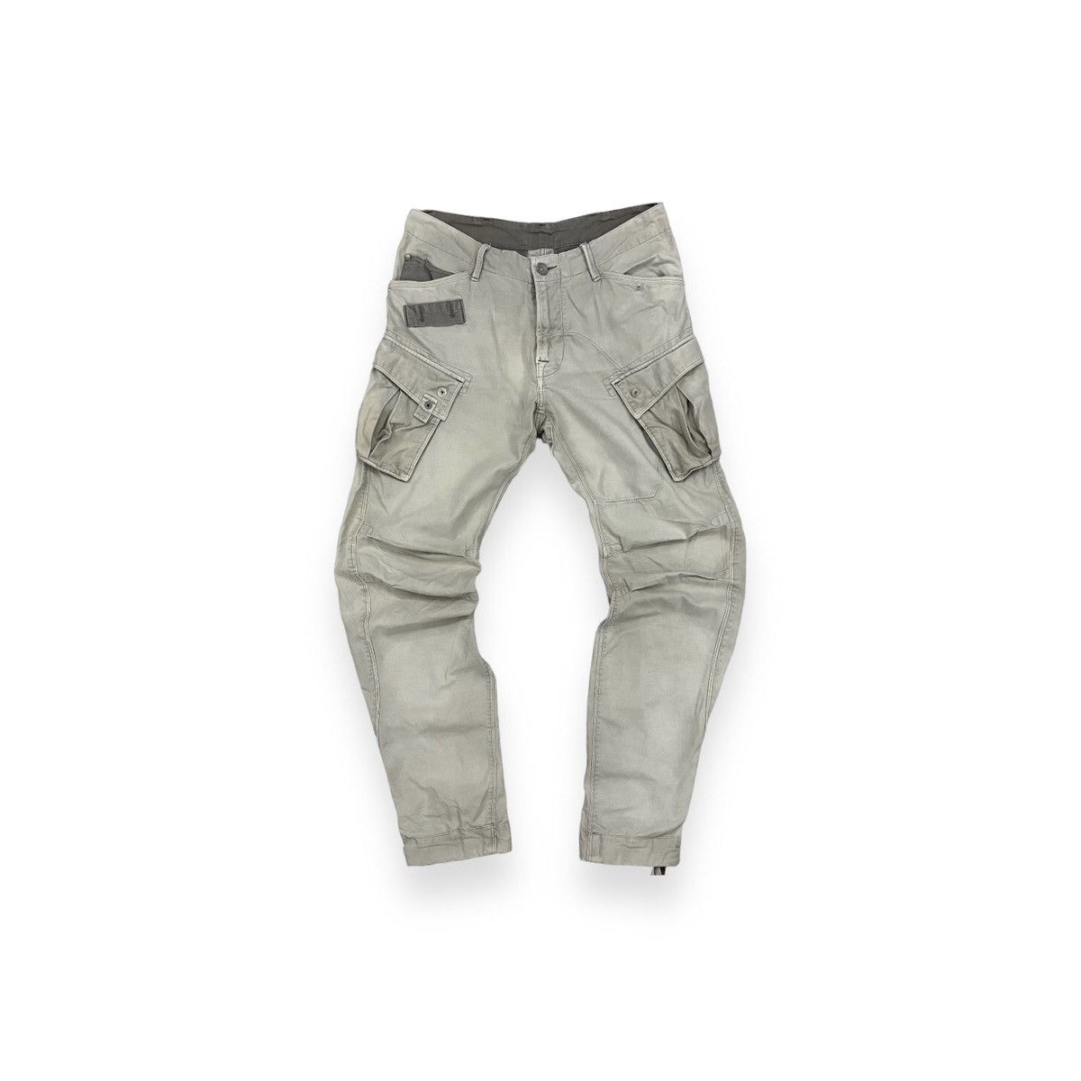 G-Star × Japanese Brand × Vintage Vintage G-Star Raw Double Knee Cargo Pants Size US 32 / EU 48 - 1 Thumbnail