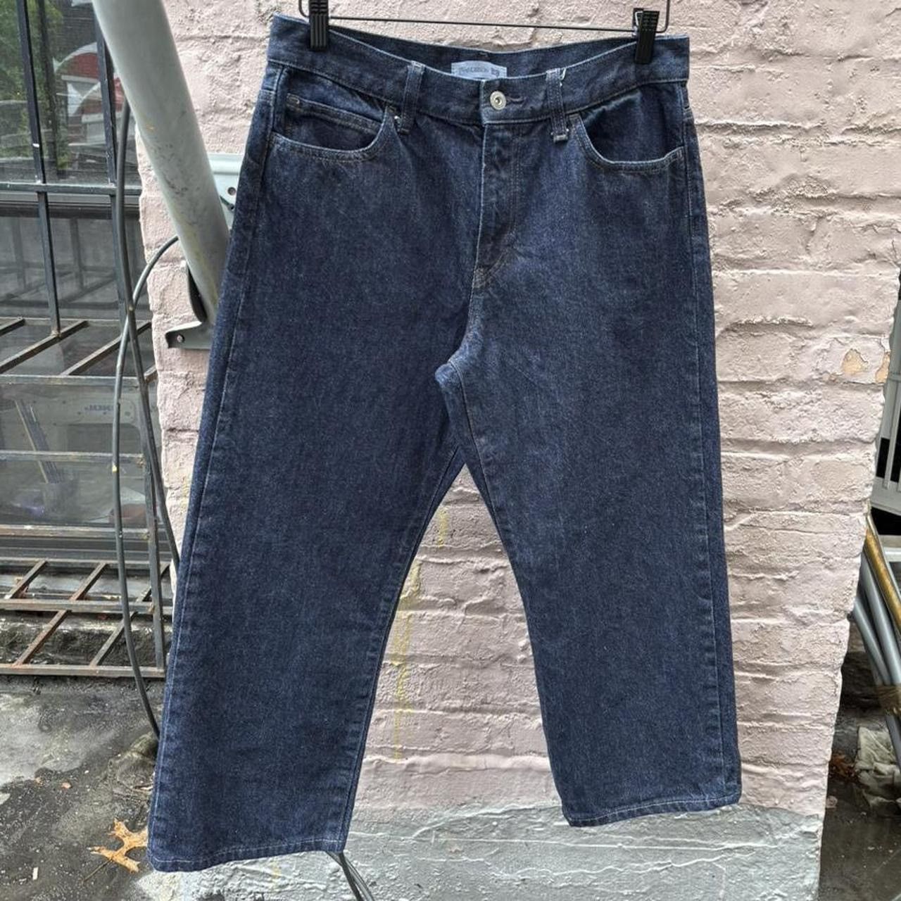 JW Anderson × Uniqlo Uniqlo x JW Anderson Relaxed Straight Fit Blue Denim Jeans Size US 28 / EU 44 - 2 Thumbnail