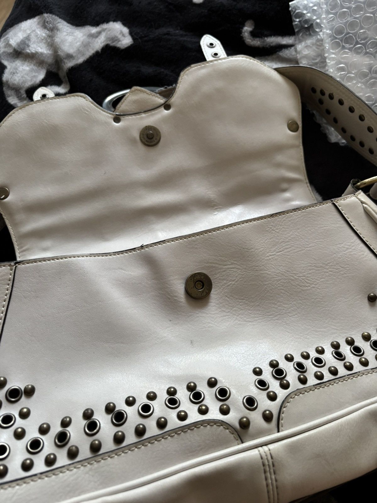 Guess × Vintage shoulder bag vintage real leather guess avant garde Size ONE SIZE - 16 Thumbnail