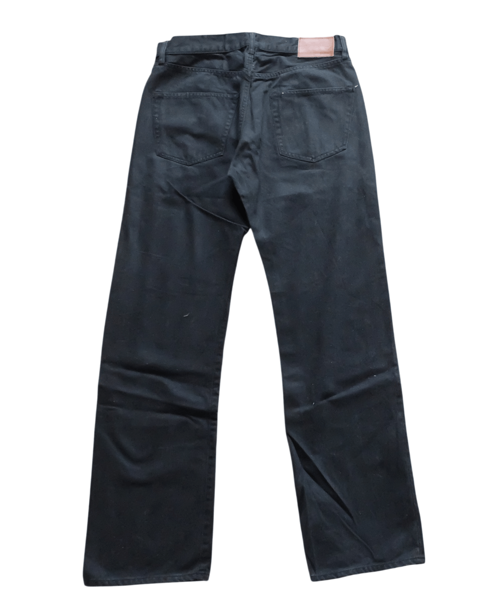 Global Work Global Work GM0801 Denim Black Straight Leg USA Cotton Size US 31 - 1 Thumbnail