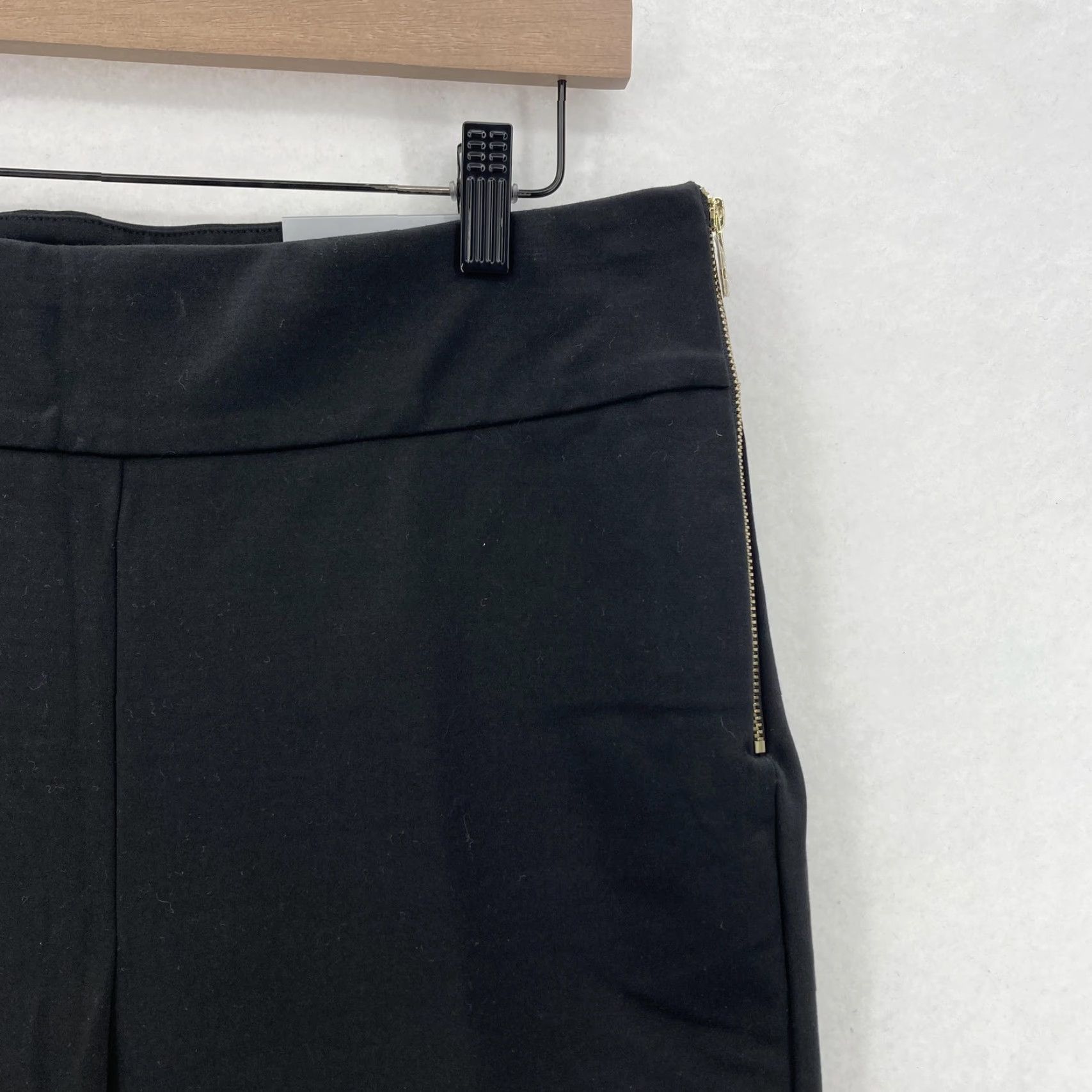 Vintage Chico's Pants Womens 1R US 8 Black So Slimming Ava Slim Leg Side Zip Stretch NWT Size 30" / US 8 / IT 44 - 3 Thumbnail