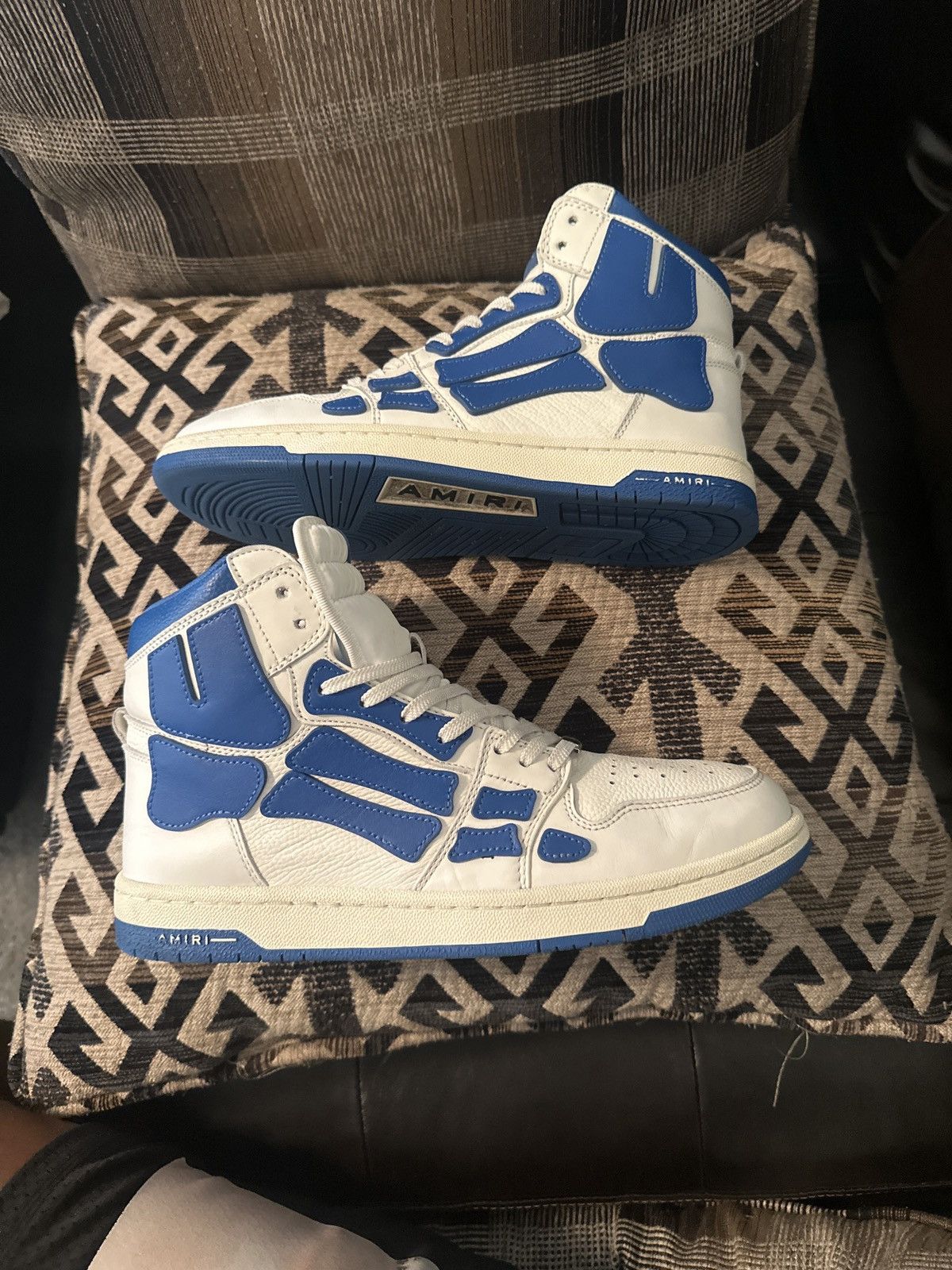 Amiri AMIRI skel panelled high top Size US 10 / EU 43 - 4 Thumbnail