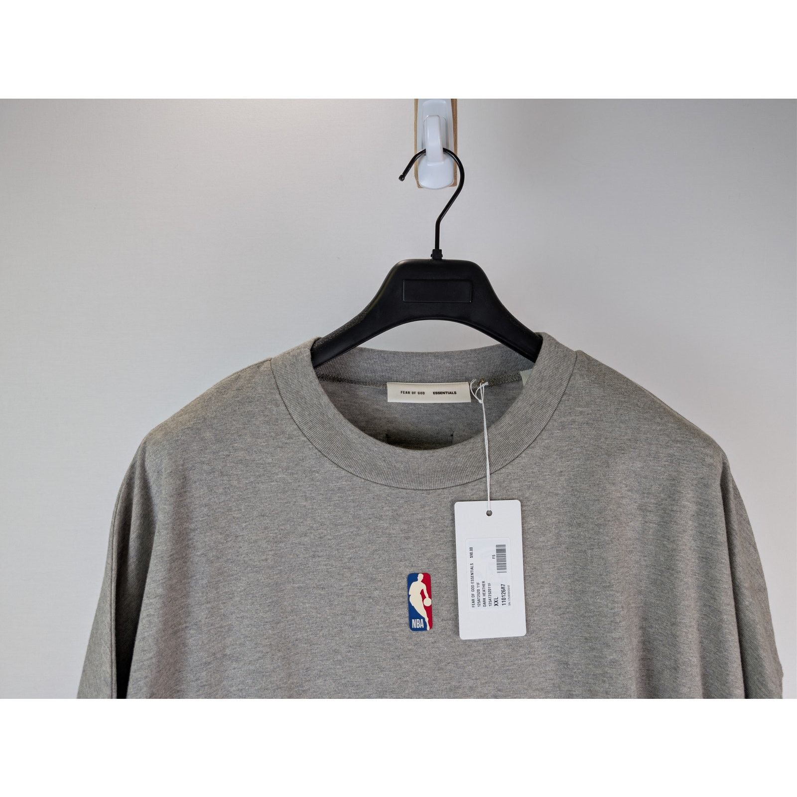 Fear of God o1rshd1 Atlanta Hawks NBA Tee Shirt in Dark Heather Size US XXL / EU 58 / 5 - 3 Thumbnail