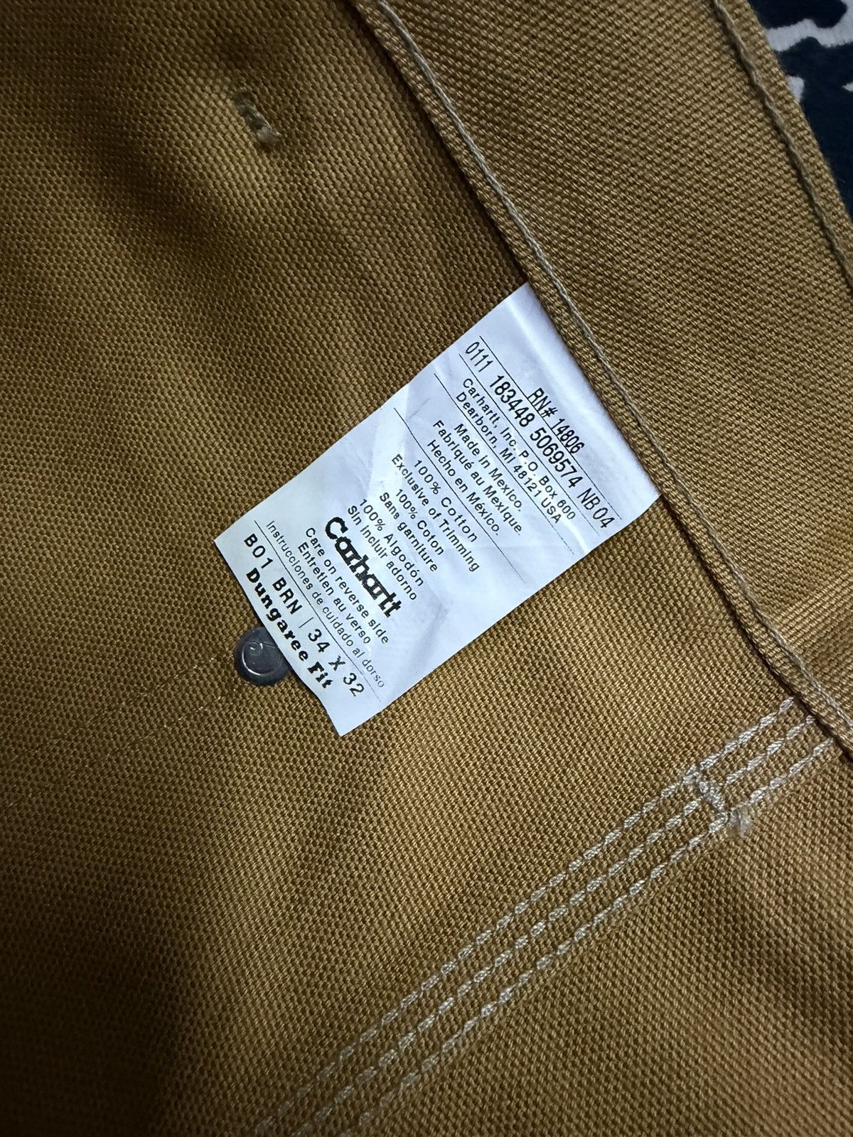 Carhartt Vintage Carhatt Double Knee Duck Canvas Pant New With Tag Size US 34 / EU 50 - 16 Thumbnail