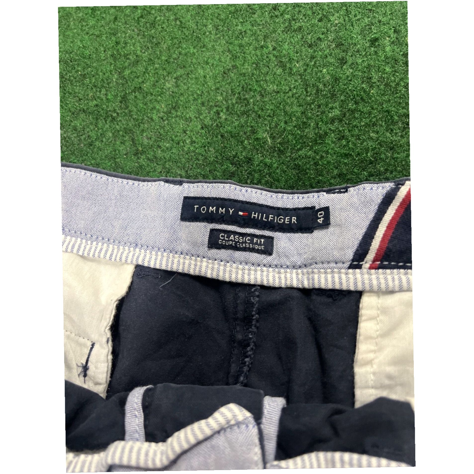 Tommy Hilfiger Tommy Hilfiger Navy Chino Shorts Size 40 - Classic Style, Summer Outdoors Size US 40 / EU 56 - 4 Thumbnail
