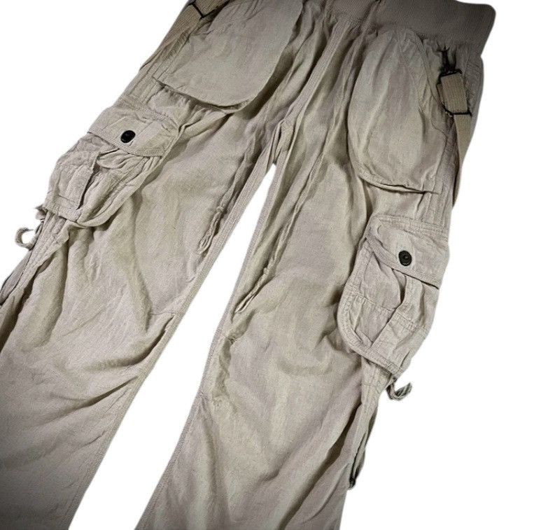 Japanese Brand G.O.A military flared cargo pants Size US 32 / EU 48 - 4 Thumbnail