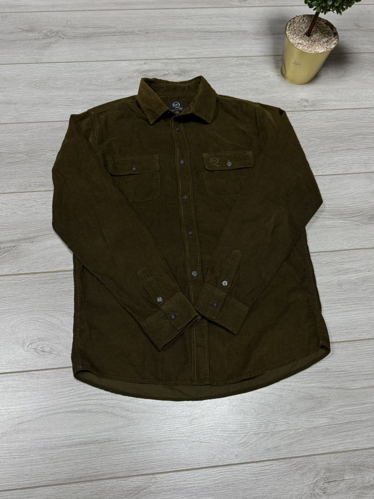 Alexander McQueen McQ vintage corduroy pocket shirt buttons Size US M / EU 48-50 / 2 - 6 Thumbnail
