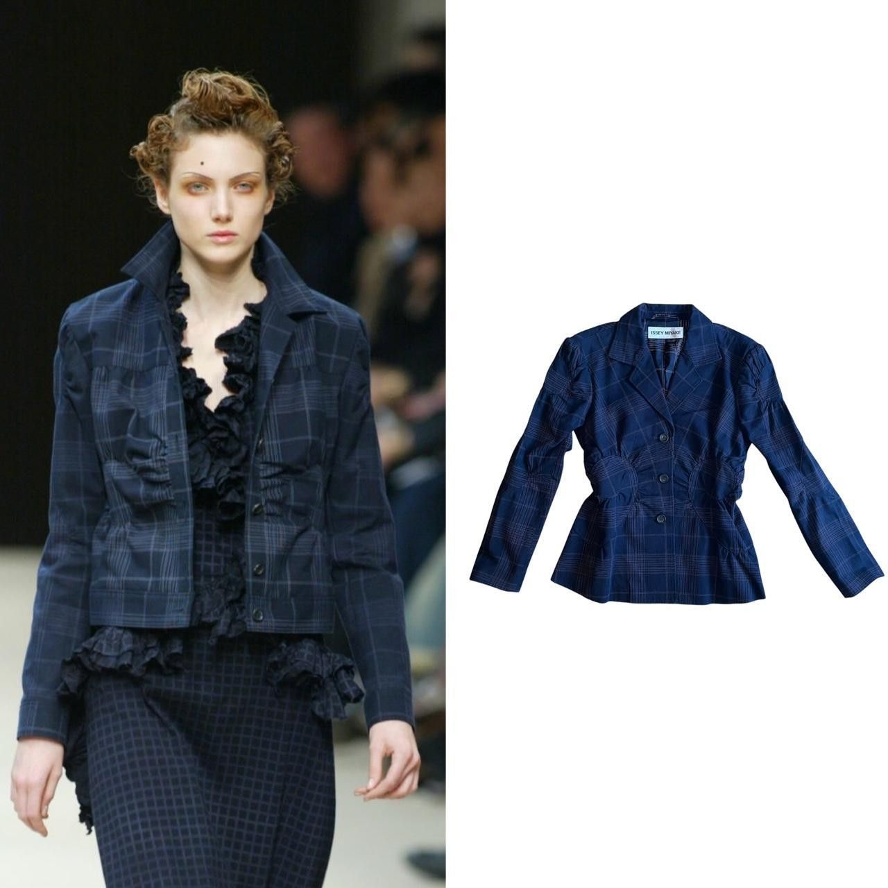 Issey Miyake Vintage Issey Miyake 2003 A/W Circular Gathered Blazer Size S / US 4 / IT 40 - 2 Thumbnail