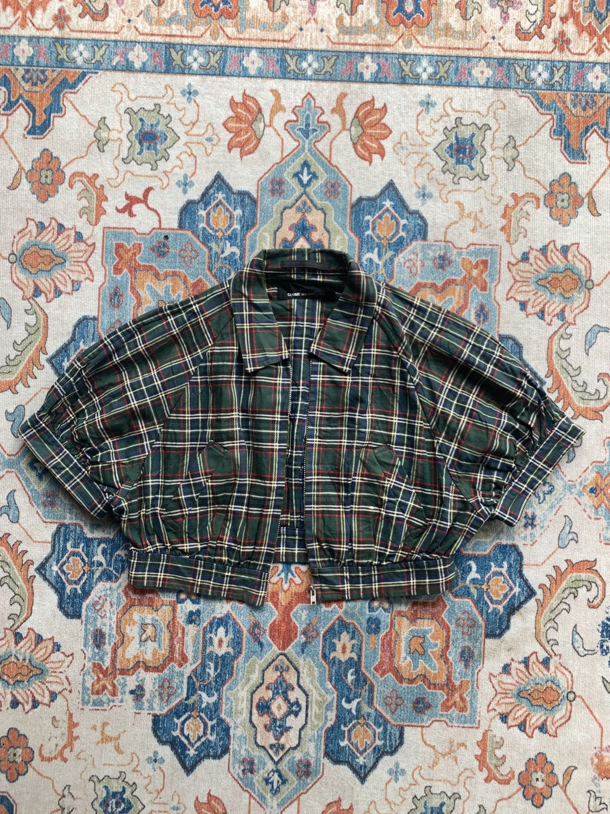 Tricot Comme des Garcons Tartan zip top Fw1990 Size M / US 6-8 / IT 42-44 - 4 Thumbnail
