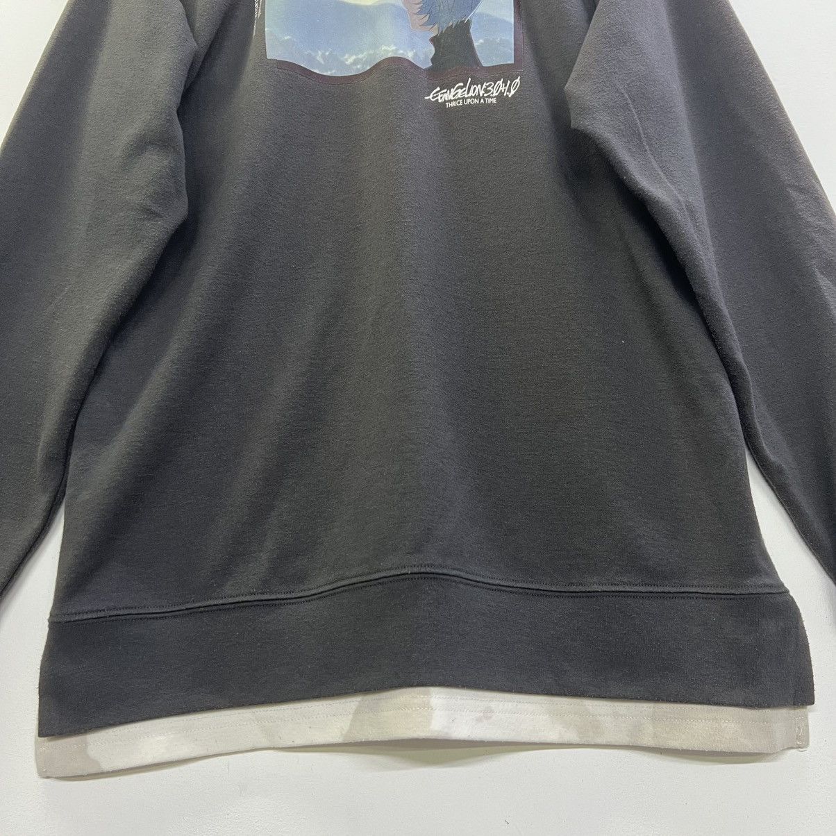 Anime Evangelion Rei Ayanami Backprint Long Sleeve shirt Size US M / EU 48-50 / 2 - 6 Thumbnail