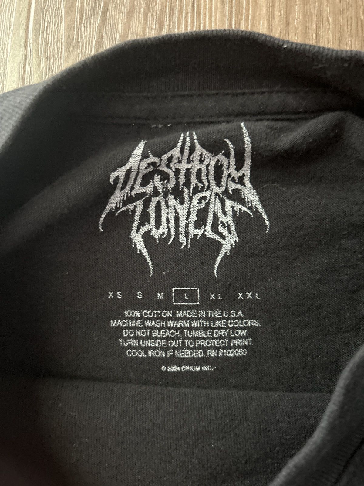 Ken Carson Destroy Lonely Love Lasts Forever Merch Size US L / EU 52-54 / 3 - 4 Thumbnail