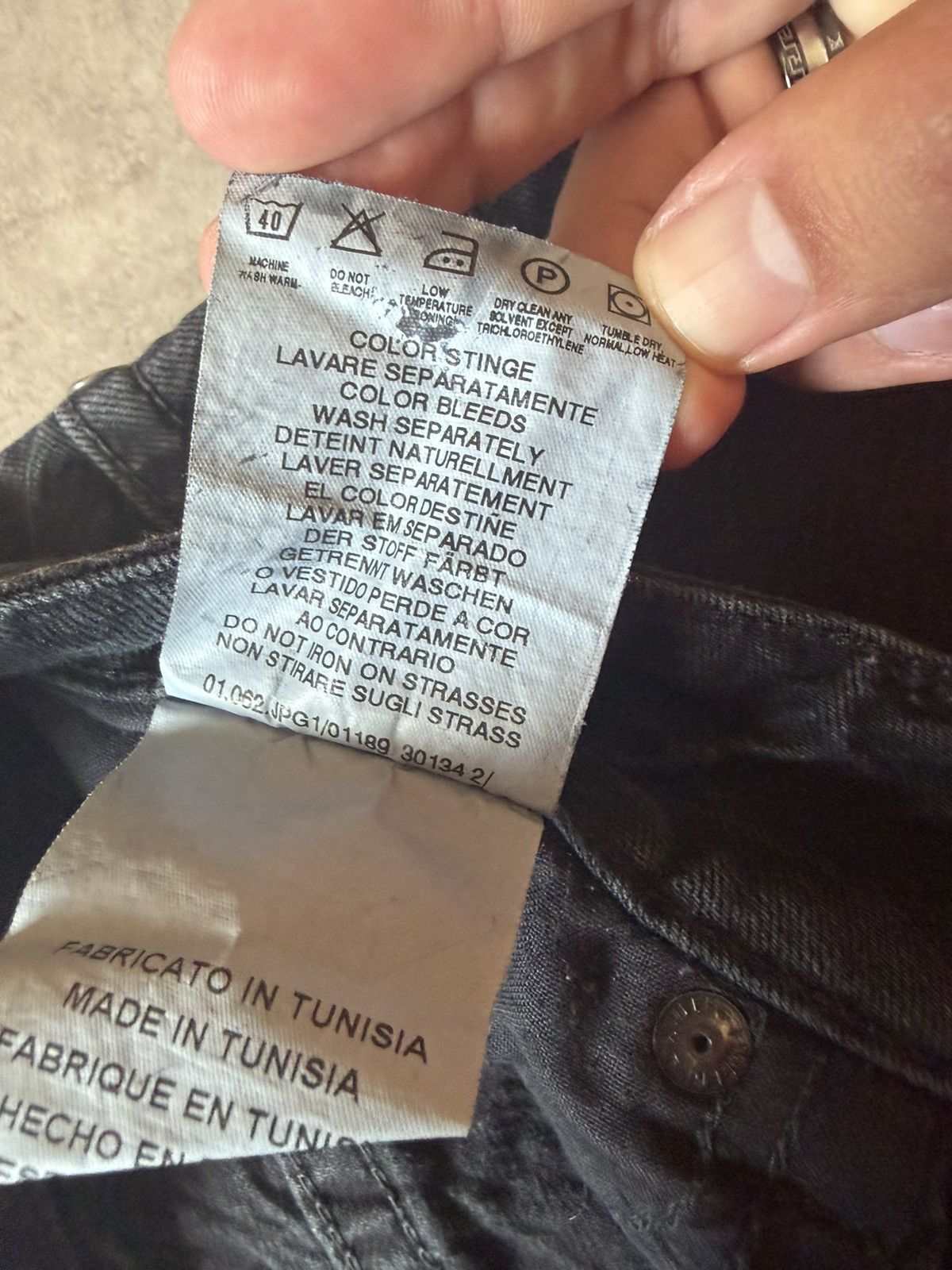 Jean Paul Gaultier Jean Paul Gaultier Black Jeans Size US 30 / EU 46 - 10 Thumbnail
