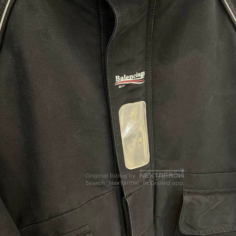 Balenciaga Balenciaga Solid Zip Parka Coat Size US S / EU 44-46 / 1 - 3 Thumbnail