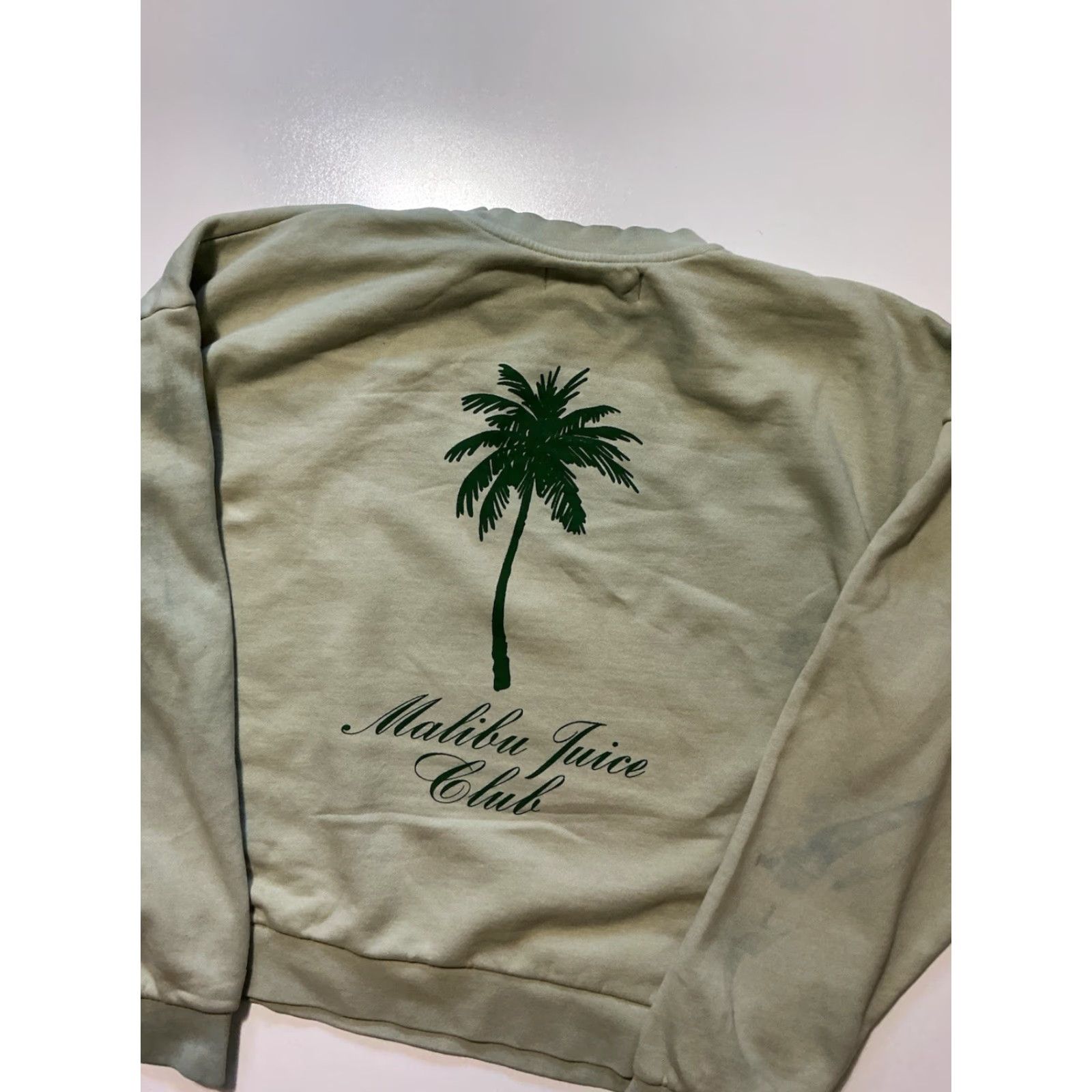 Vintage VINTAGE Malibu Juice Club Crosscreek Honeydew Palm Tree Crewneck Pullover Sweatshirt XL Size US XL / EU 56 / 4 - 5 Thumbnail