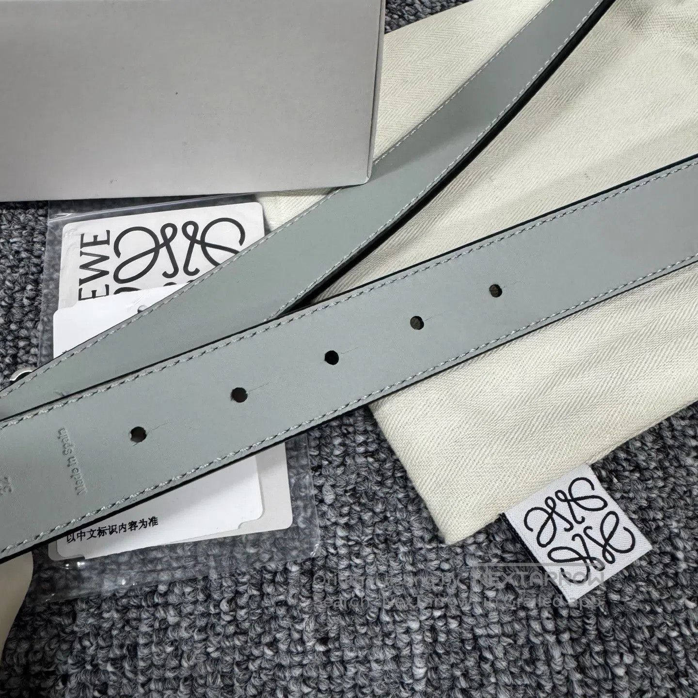 Loewe LOEWE Color combination, logo, metal buckle, belt| Size ONE SIZE - 5 Thumbnail