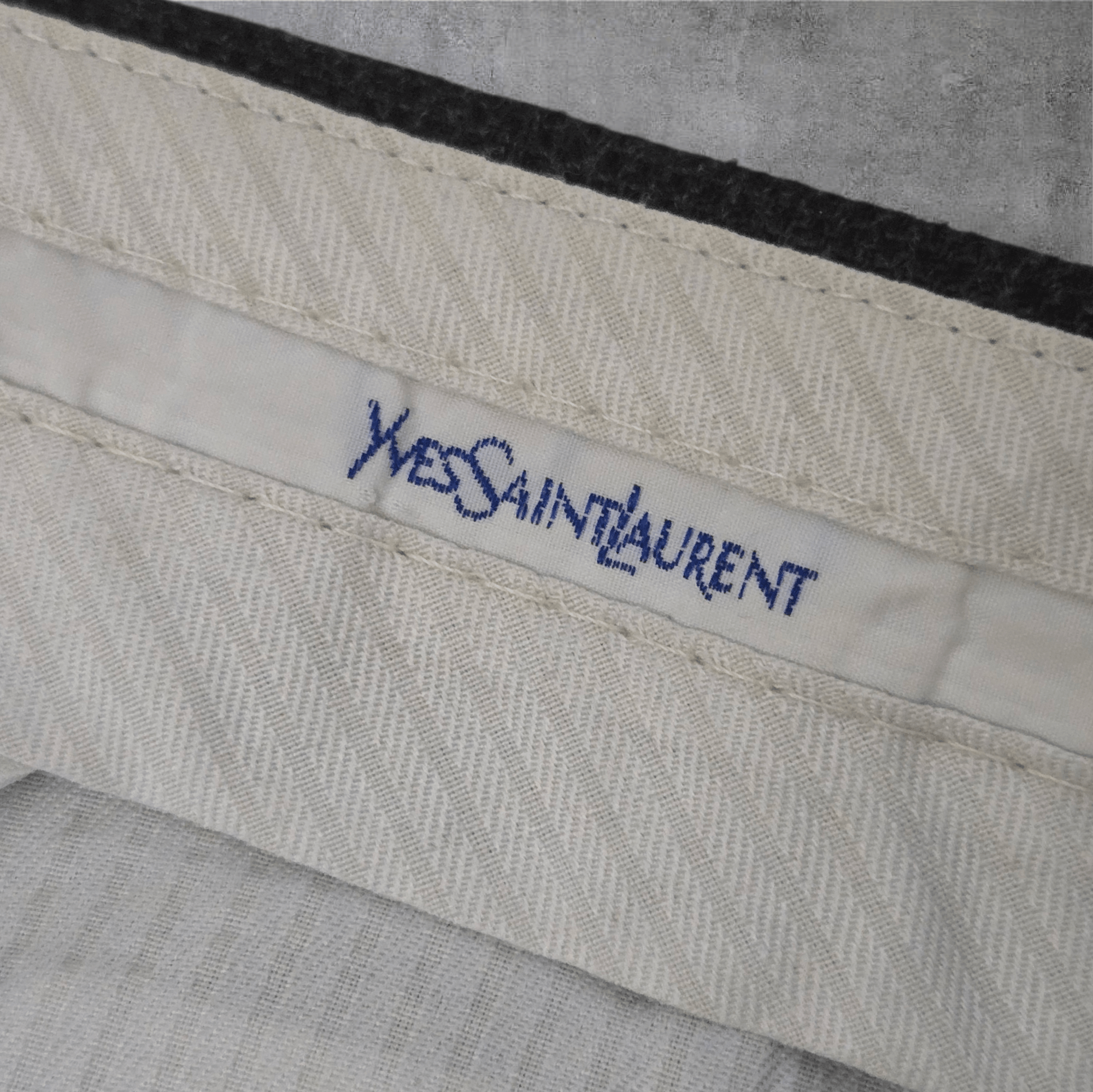 Yves Saint Laurent Yves Saint Laurent Vintage Wool Pleated Pants Size US 32 / EU 48 - 3 Thumbnail