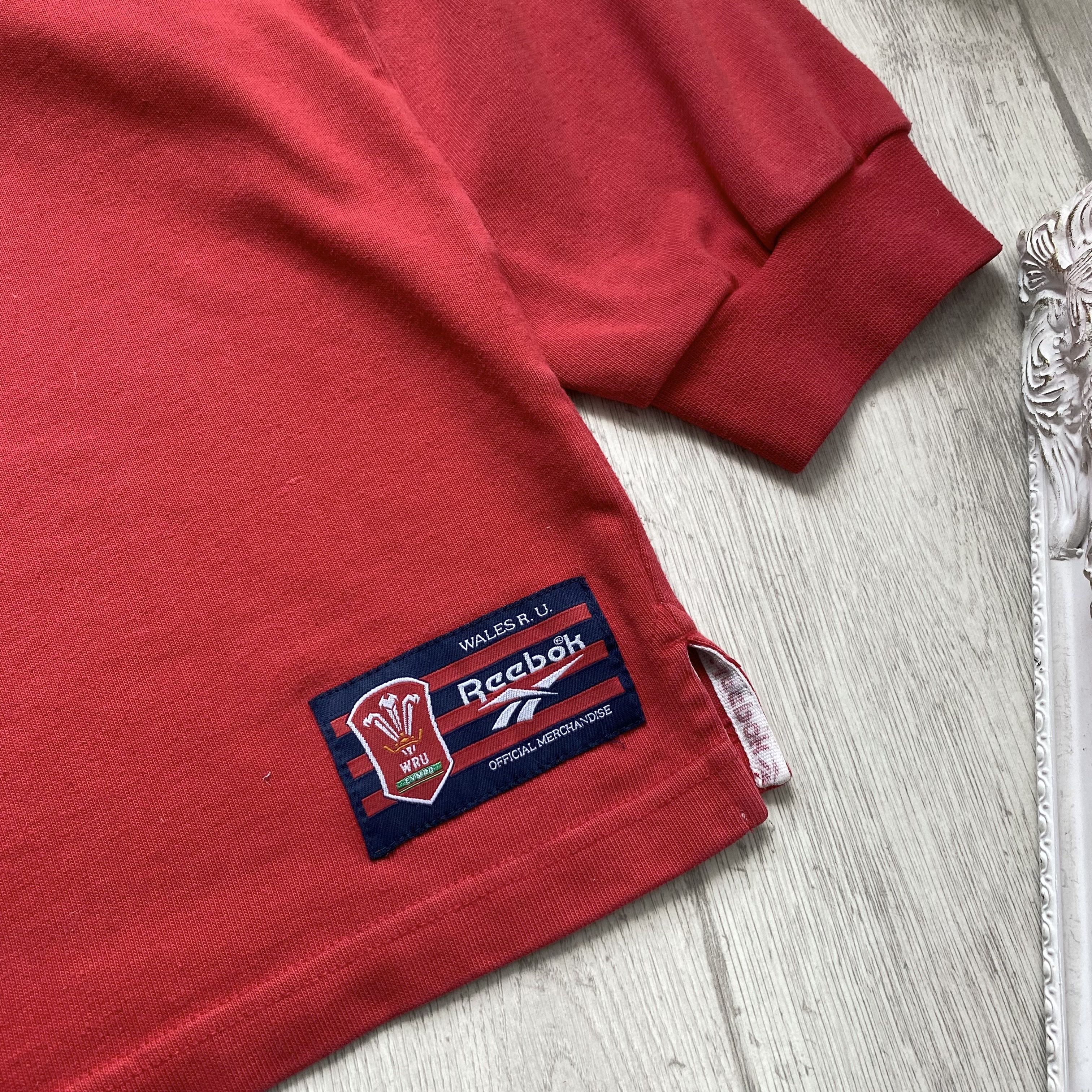 Reebok 🏈Vintage 90s Wales Rugby Union Cymru Reebok long sleeve Size US XXL / EU 58 / 5 - 3 Thumbnail