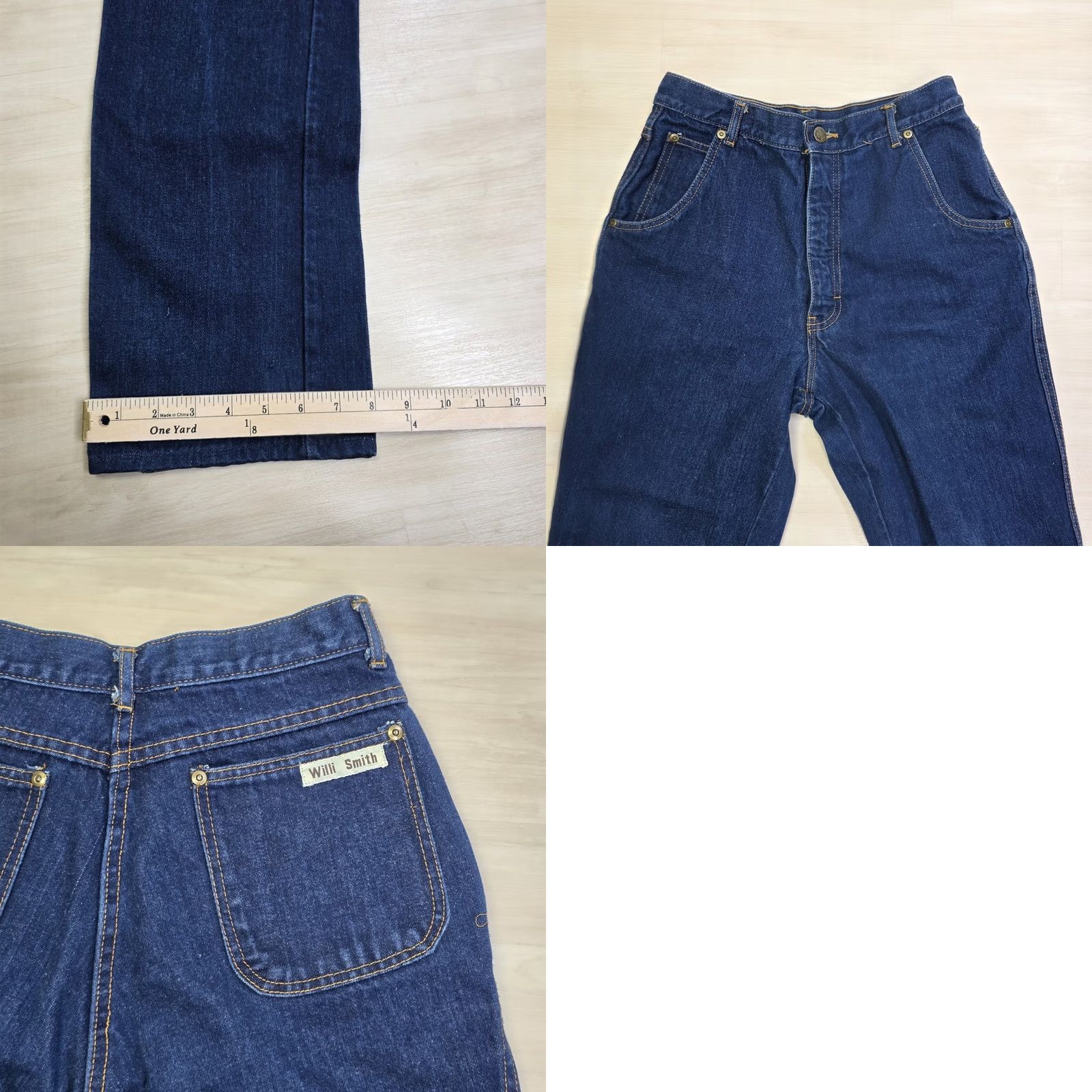Willi Smith VINTAGE Willi Smith for Gabrielle Denim High Rise Womens Jeans 26 x 30 Jeans 80s Boho Hippie Retro Y2K Western Bling Womens Size 26" / US 2 / IT 38 - 8 Thumbnail