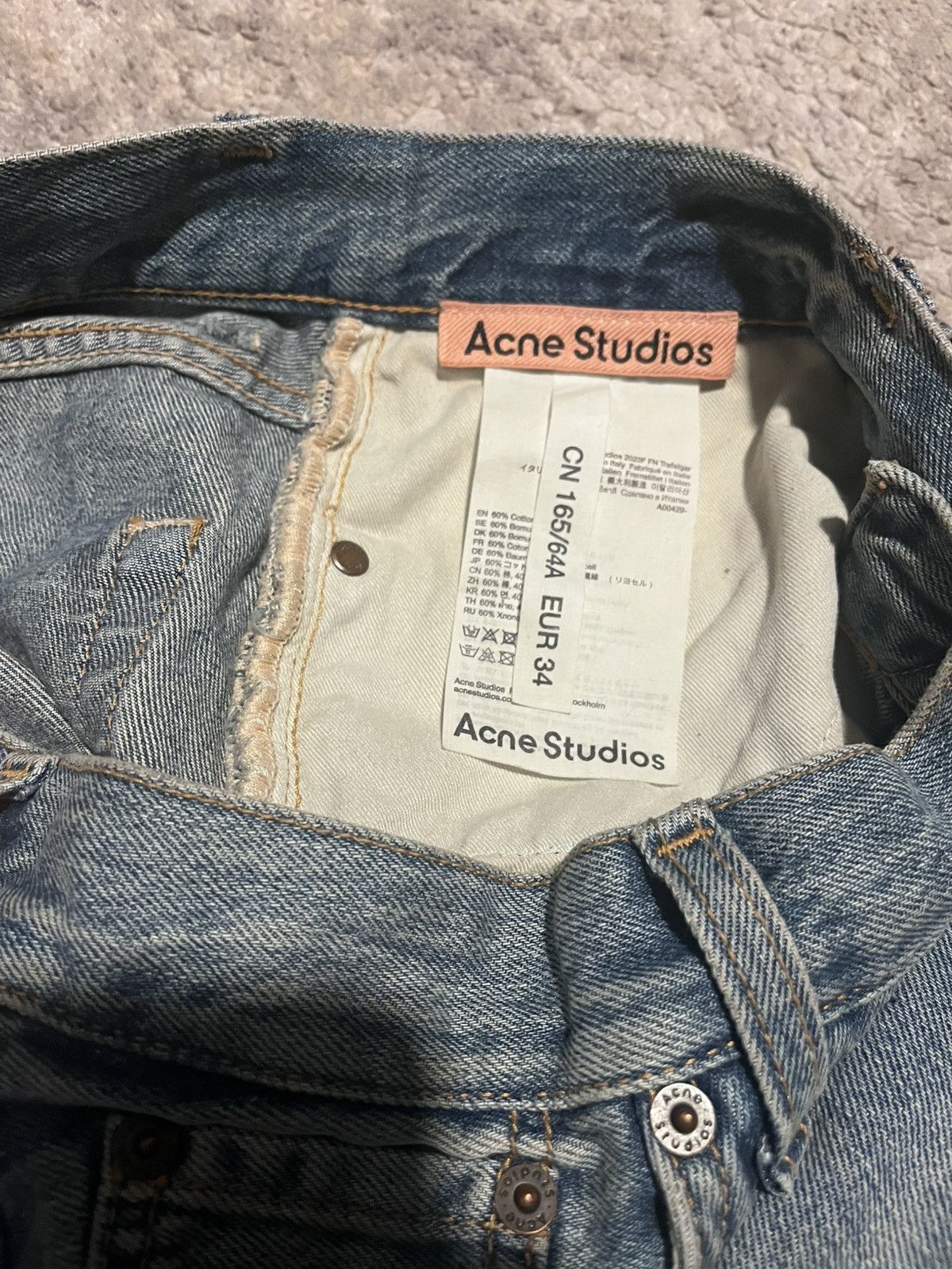 Acne Studios Acne Studios - Blue 2023 U Jeans Size 26" / US 2 / IT 38 - 8 Thumbnail