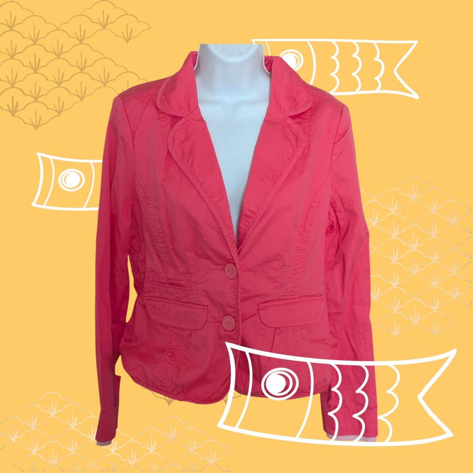 Madison Madison Women’s Blazer S Pink 2 Buttons Wear Jacket Business Size S / US 4 / IT 40 - 1 Thumbnail