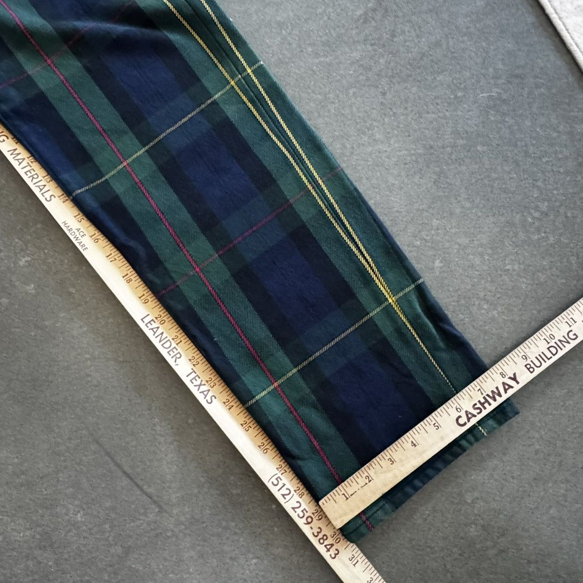 J.Crew Mens J.crew green plaid pants Size US 30 / EU 46 - 6 Thumbnail