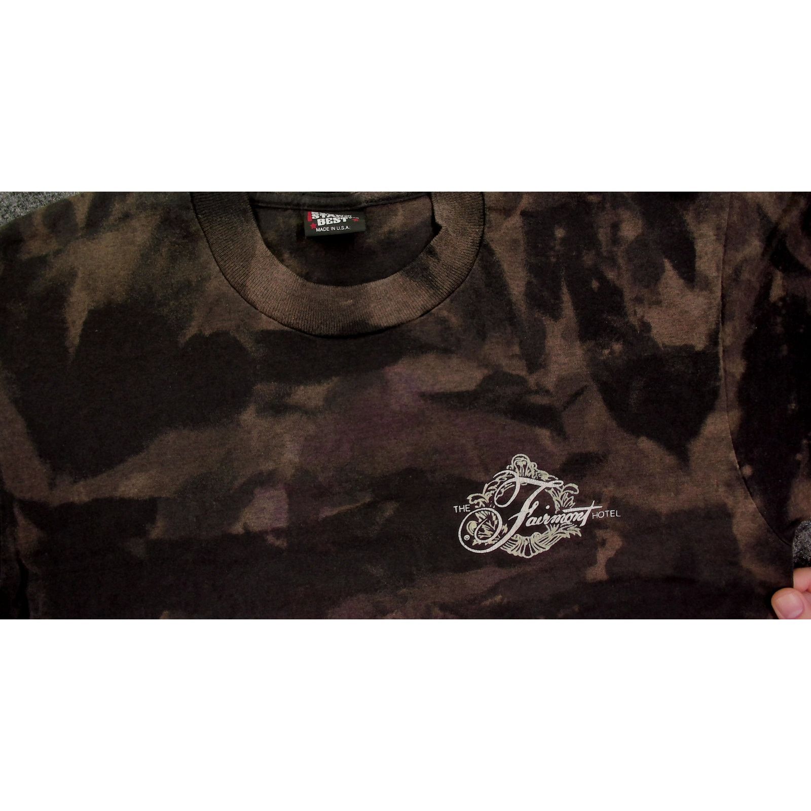 Vintage Vintage 80s The Fairmont Hotel Acid Wash Single Stitch Tee L Size US L / EU 52-54 / 3 - 8 Thumbnail