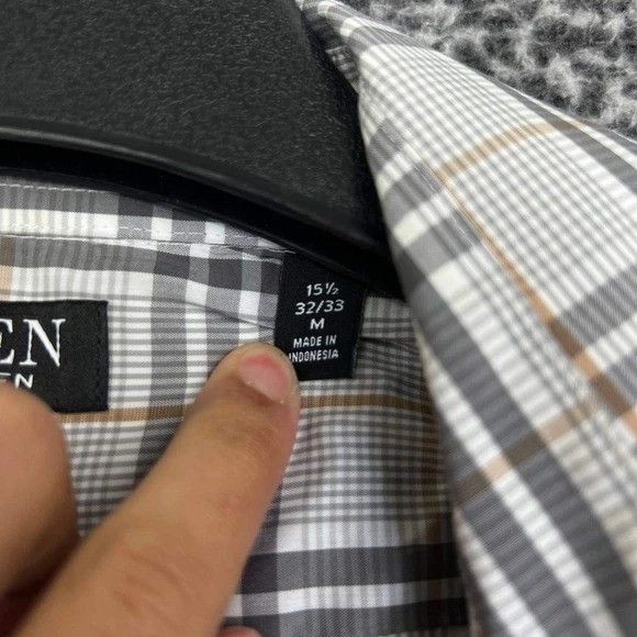 Lauren Ralph Lauren Lauren Ralph Lauren Button Up 15 1/2 32/33 Plaid Collared Size US M / EU 48-50 / 2 - 9 Thumbnail