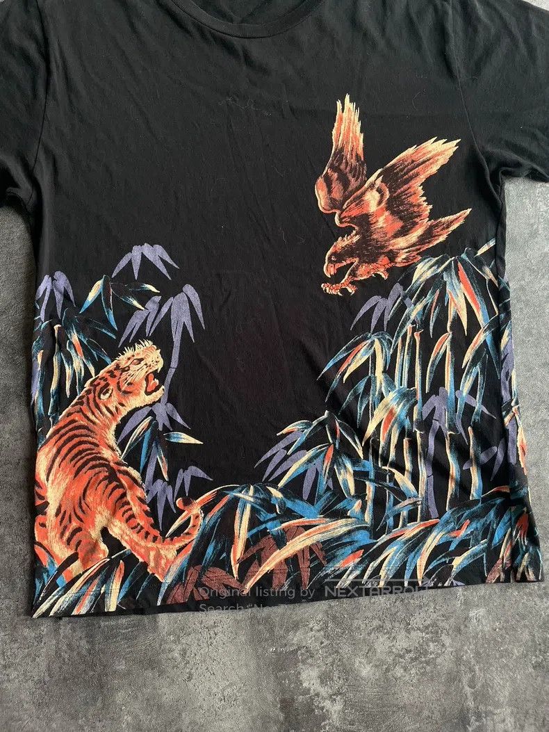 Saint Laurent Paris Saint Laurent Paris Tiger and Eagle Short Sleeve Shirt Size US L / EU 52-54 / 3 - 3 Thumbnail