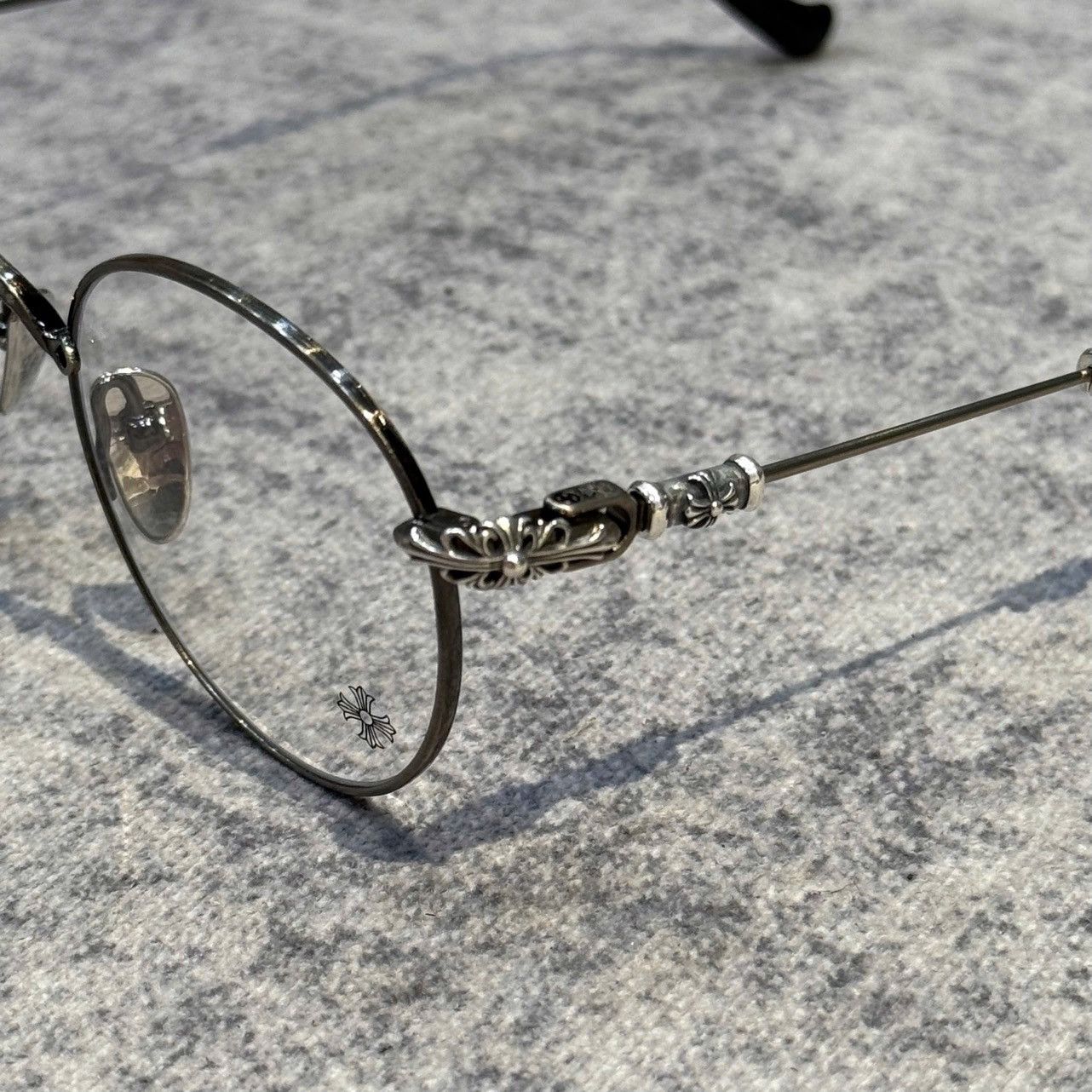 【Chrome Hearts】 Bubba-A Antique Silver Black Plastic Chrome Hearts CHROME HEARTS BUBBA-A Antique Silver-Black