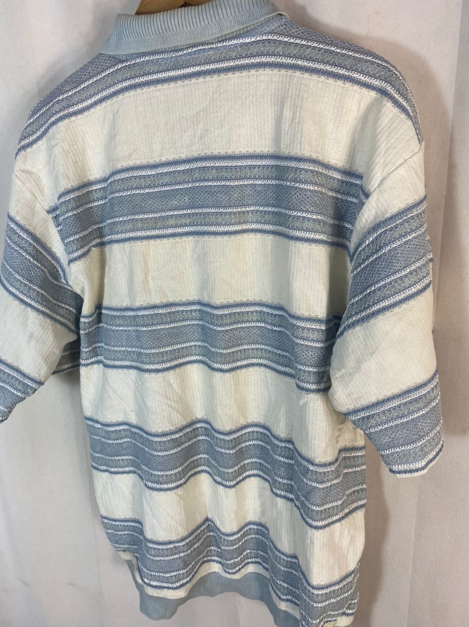 Japanese Brand × Vintage Vintage zealzip stripe polos shirt Size US L / EU 52-54 / 3 - 8 Thumbnail