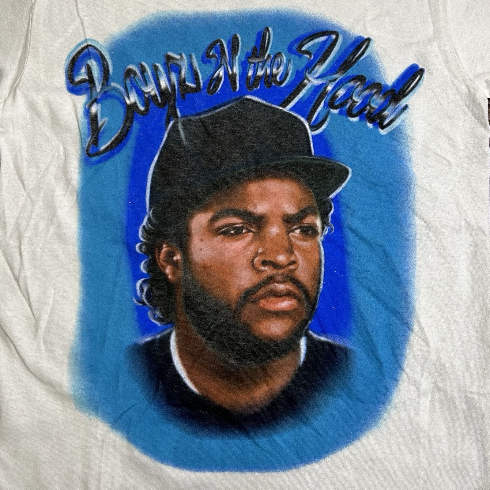 Other Y2K Boyz N' The Hood Ice Cube Spray Paint Graffiti Style Tee Size US S / EU 44-46 / 1 - 2 Thumbnail