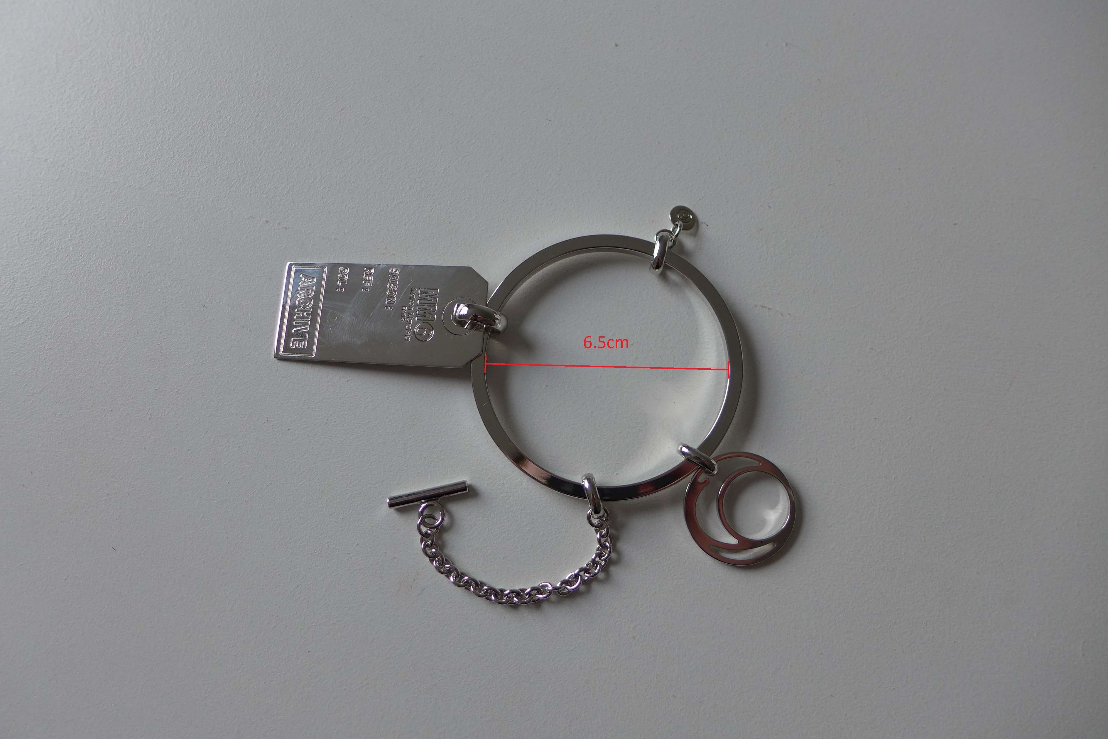 Maison Margiela Margiela MM6 Silver Charm Bracelet Size 36 - 10 Thumbnail