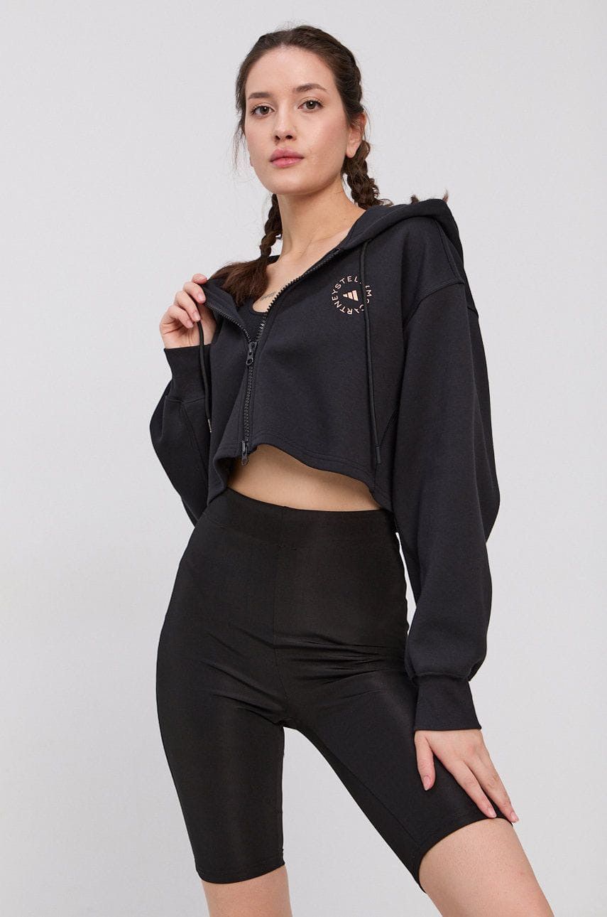 Adidas × Designer Adidas stella mccartney cropped hoodie Size M / US 6-8 / IT 42-44 - 1 Thumbnail