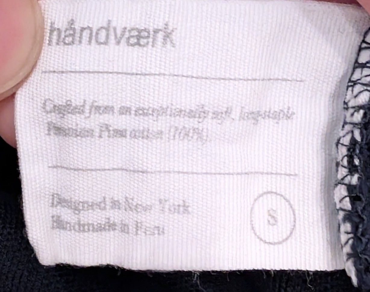 handvaerk Handvaerk Pique Polo Navy Made in Peru Size US S / EU 44-46 / 1 - 4 Thumbnail