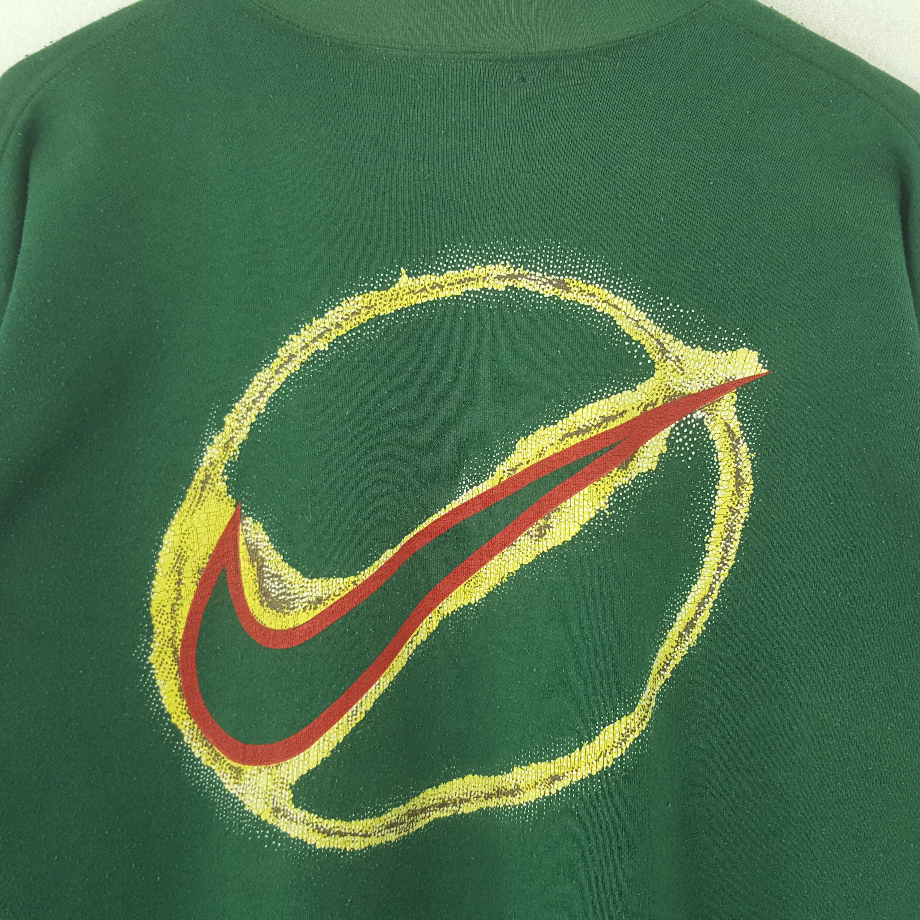 Nike Vintage Nike American Big Swoosh Sweatshirt C292N25 Size US L / EU 52-54 / 3 - 2 Thumbnail