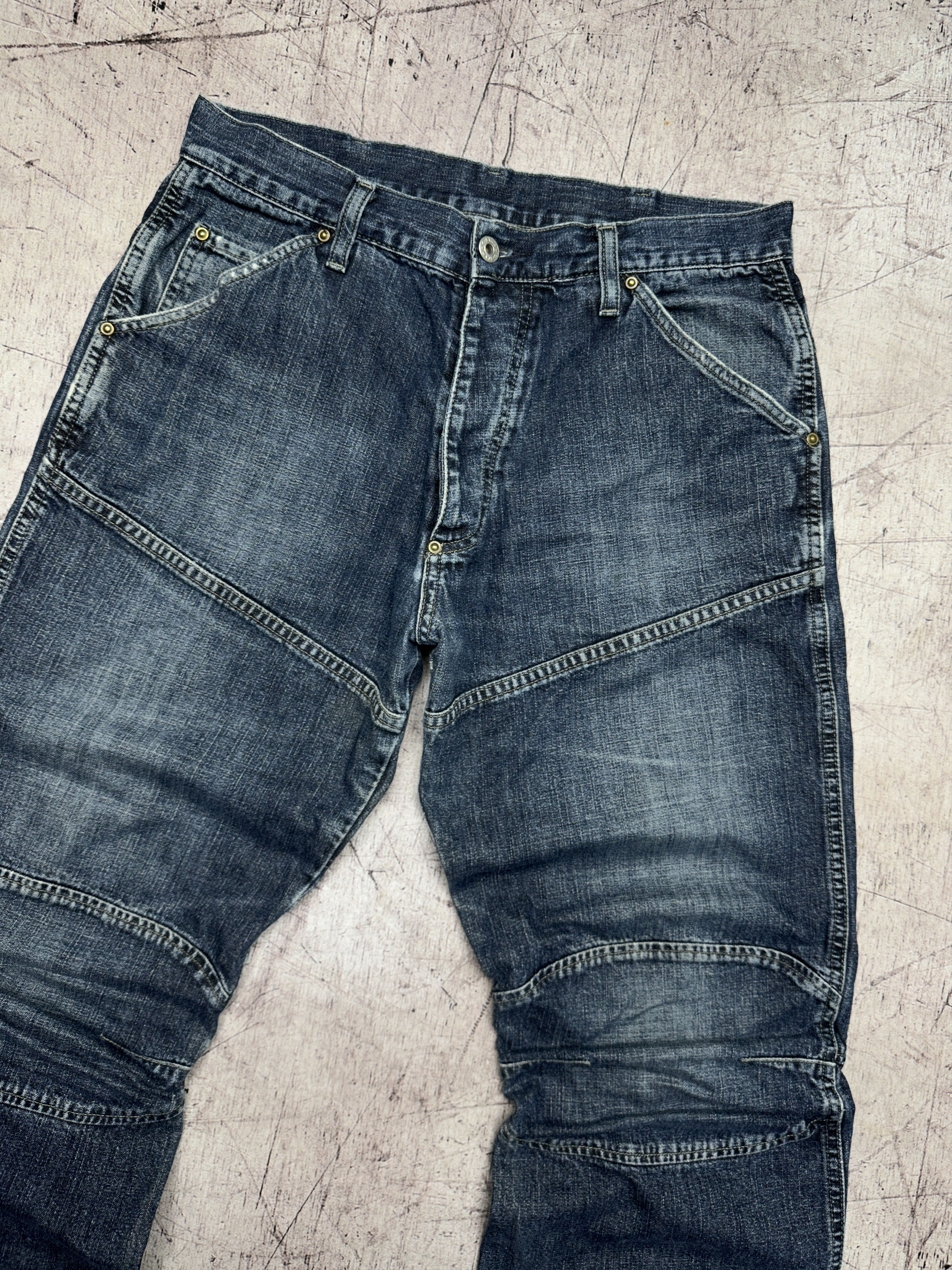 G-Star G Star Raw Vintage Mens Denim Pants Double Knee Jeans Size US 32 / EU 48 - 2 Thumbnail