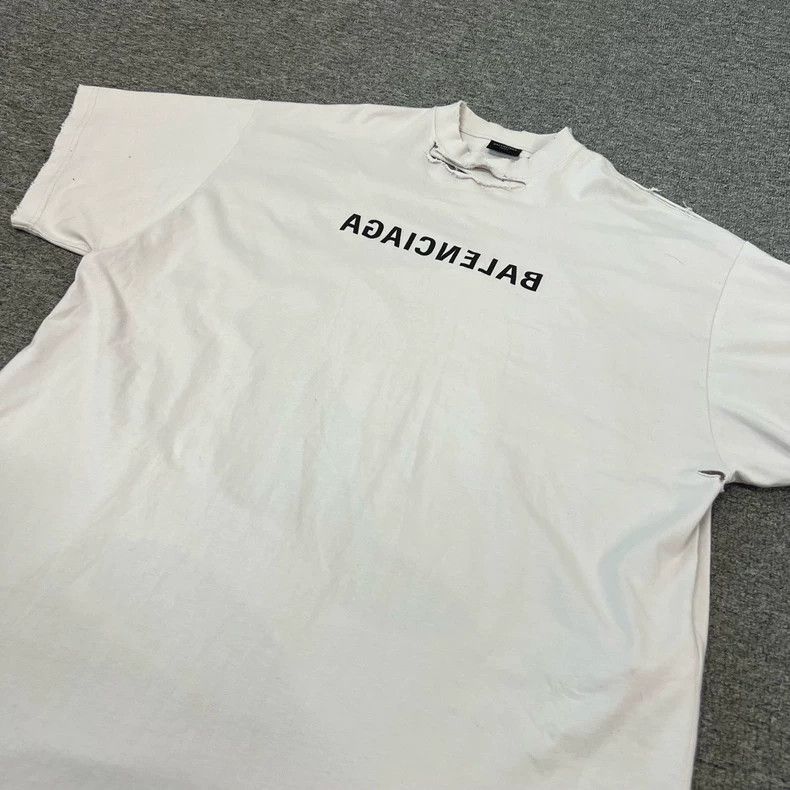 Balenciaga Balenciaga Mirror Havoc Short Sleeve 2502-Nextarrow Size US L / EU 52-54 / 3 - 3 Thumbnail