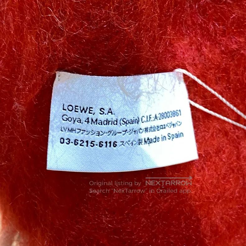 Loewe Loewe Rainbow Mohair Fringe Scarf Size ONE SIZE - 3 Thumbnail