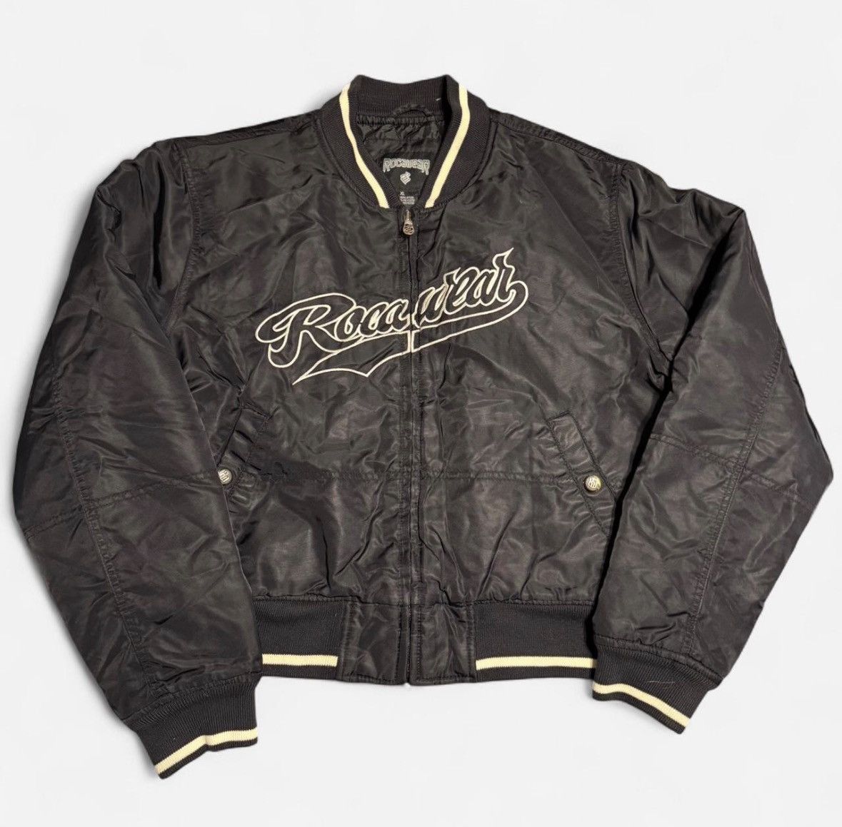 Rocawear Rocawear Vintage Varsity Bomber Jacket Size US XL / EU 56 / 4 - 1 Thumbnail