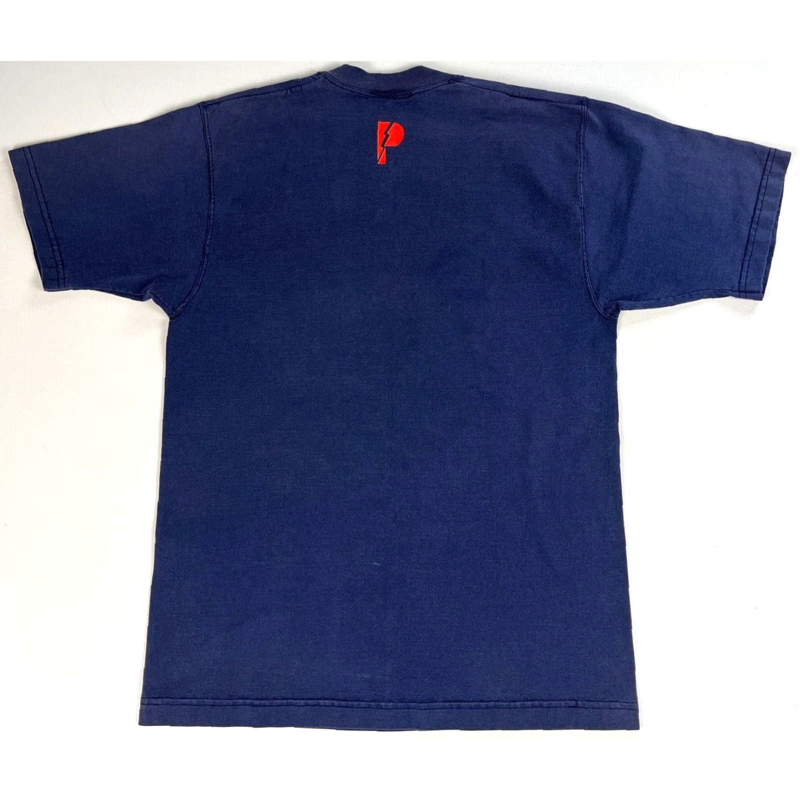 Pro Player Vintage Pro Player Chicago Bears NFL Football T-Shirt Mens M Navy Blue 1995 90s Cotton Short Sleeve Crew Neck Made in USA Decade Sports Shirt Size US M / EU 48-50 / 2 - 2 Thumbnail