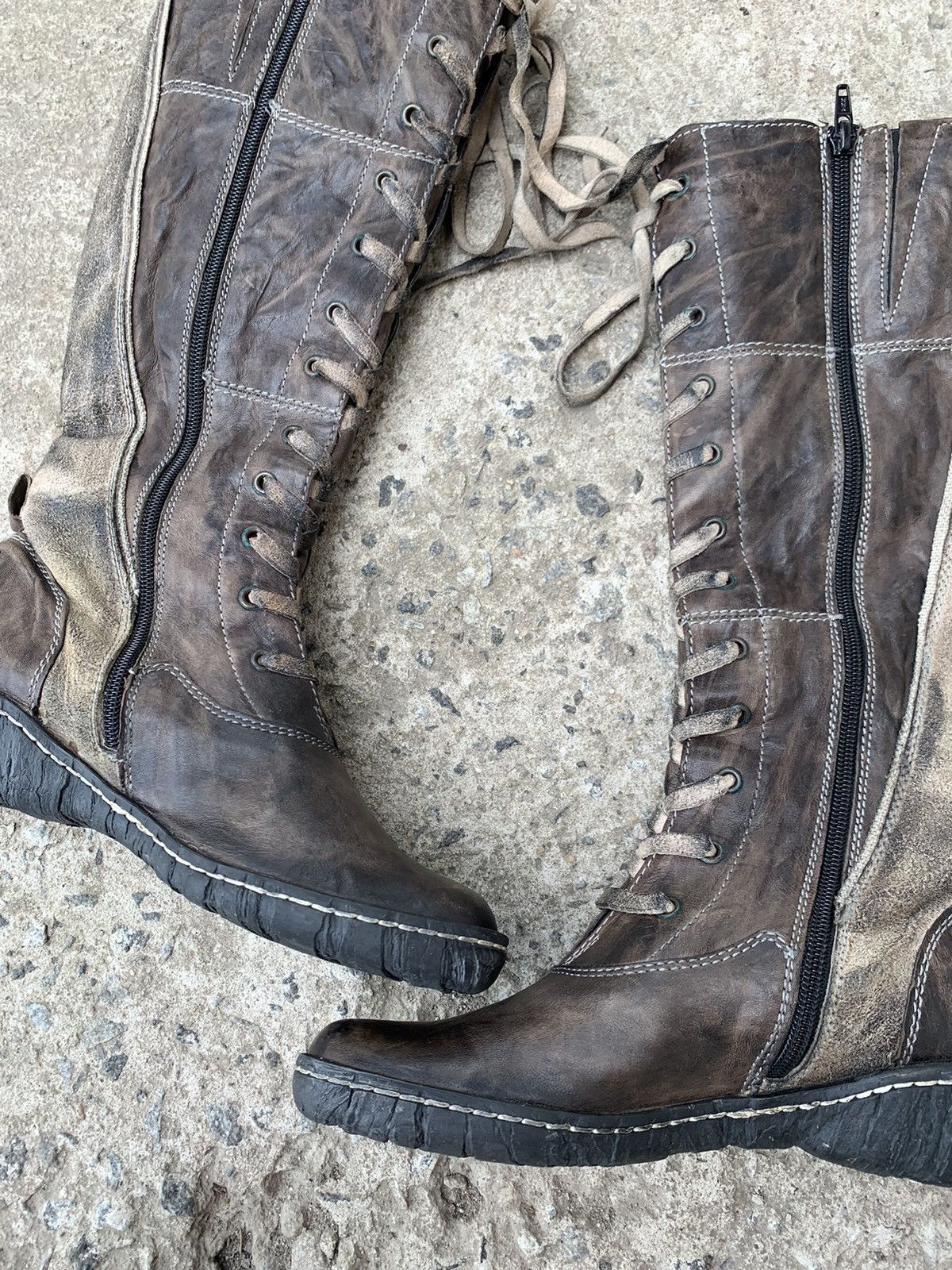 Vintage Vintage Design high boxer boots moto biker shoes core Size US 8 / IT 38 - 8 Thumbnail