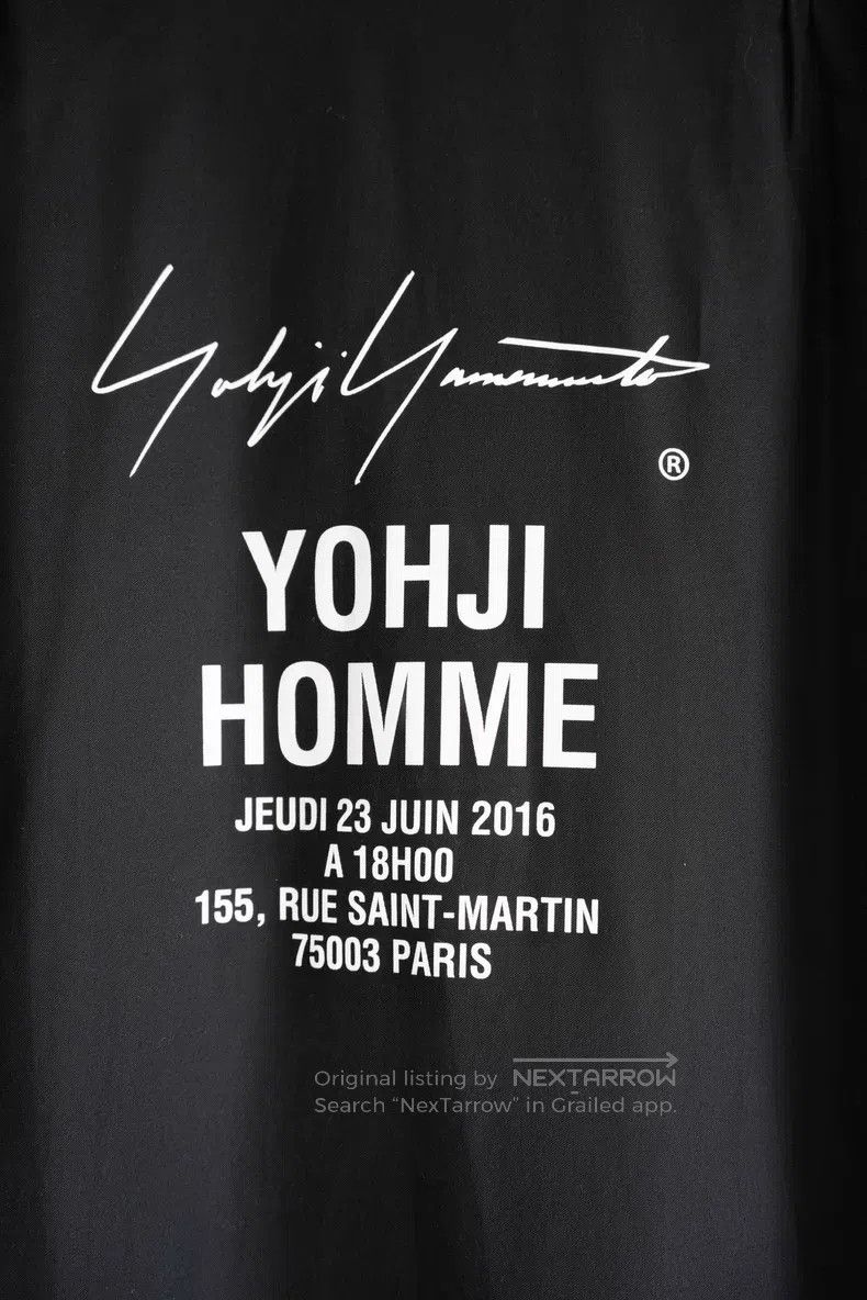 Yohji Yamamoto Yohji Yamamoto 17ss Signature Printed Staff Shirt Size US L / EU 52-54 / 3 - 3 Thumbnail
