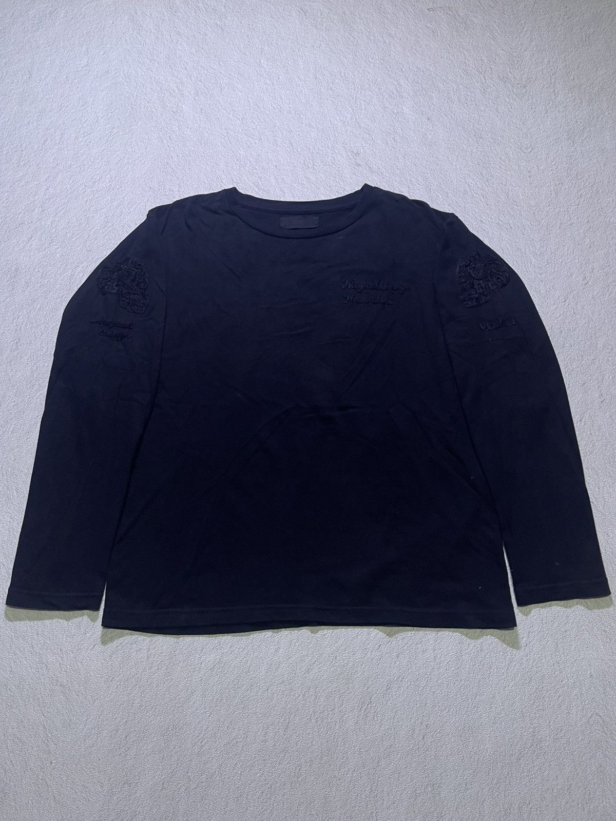 Japanese Brand Y2K HOSU ATPD long sleeve t-shirt with embroidery motif Size US L / EU 52-54 / 3 - 5 Thumbnail