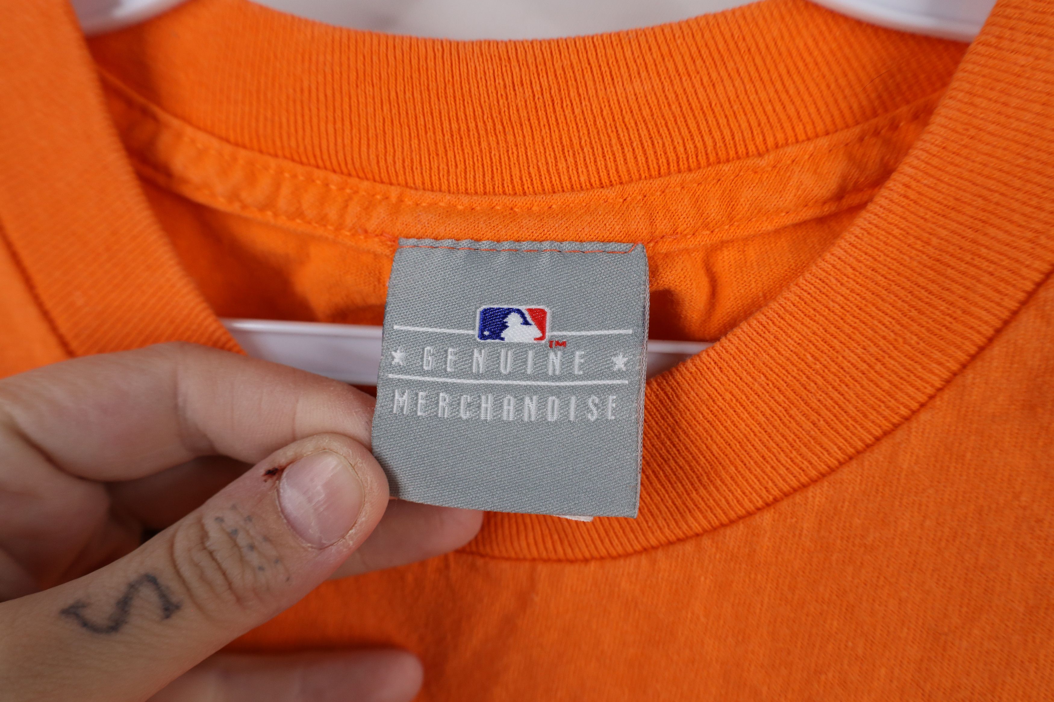 Vintage Vintage Y2K Verlander Detroit Tigers Baseball T-Shirt Orange Size US M / EU 48-50 / 2 - 7 Thumbnail