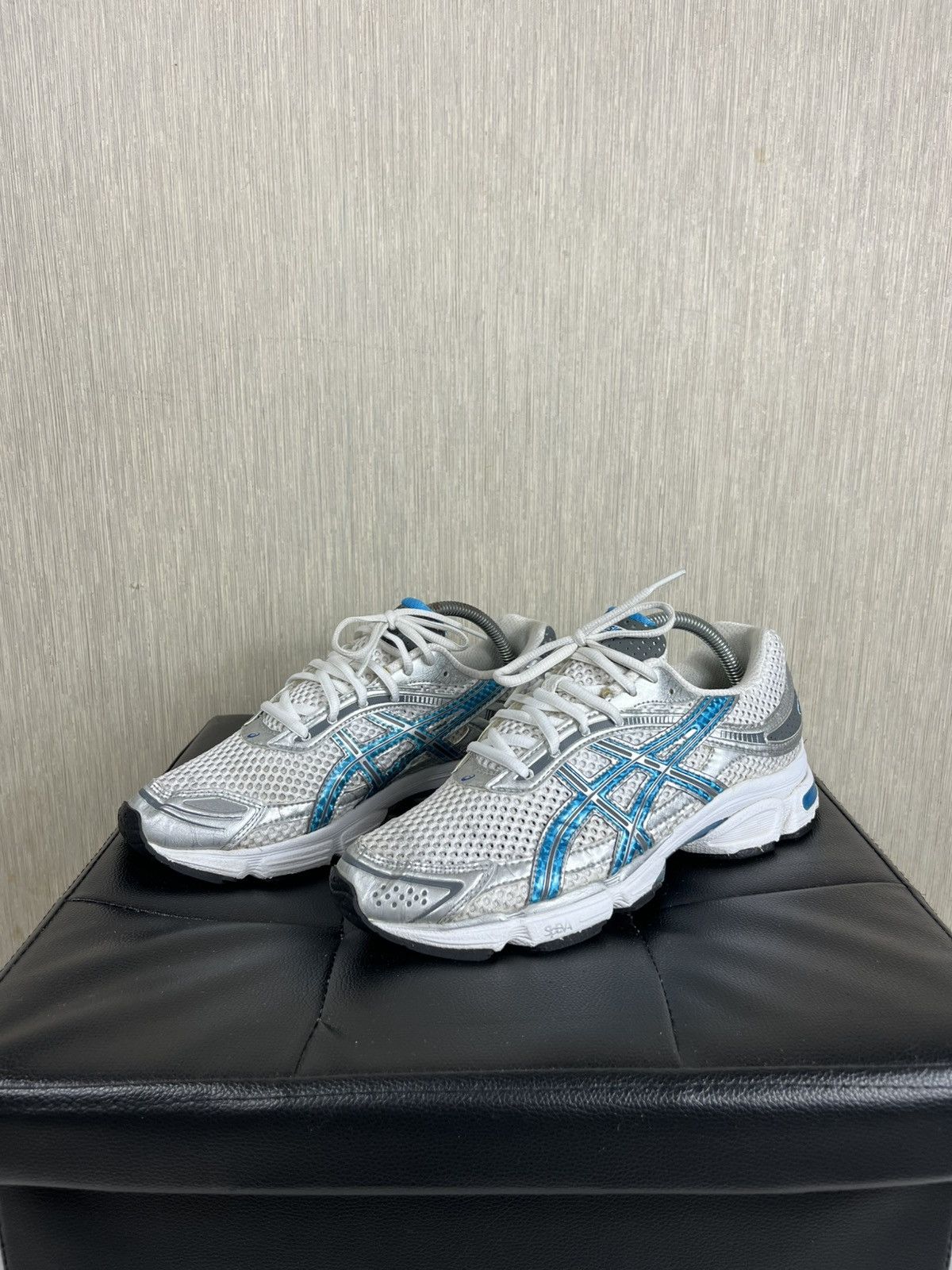 Asics × Vintage Vintage Asics Gel-Stratus 3 y2k mesh silver sneakers shoes Size US 9.5 / EU 42-43 - 2 Thumbnail