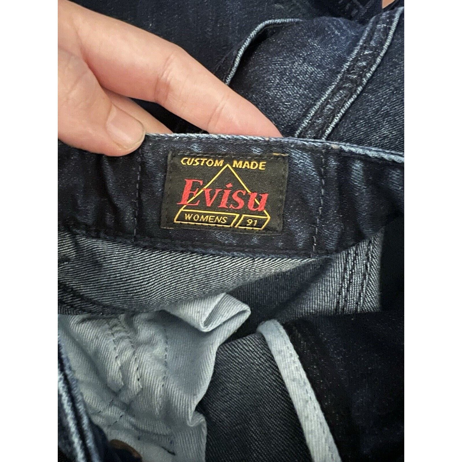 Evisu Evisu Skinny Jeans Patch Paint Splatter 26 X 27 Size 26" / US 2 / IT 38 - 5 Thumbnail