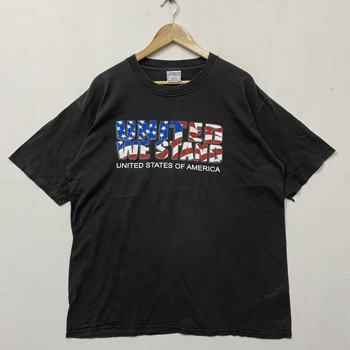 American Apparel Vintage 90s United We Stand Allsport Tag Size US XL / EU 56 / 4 - 1 Thumbnail