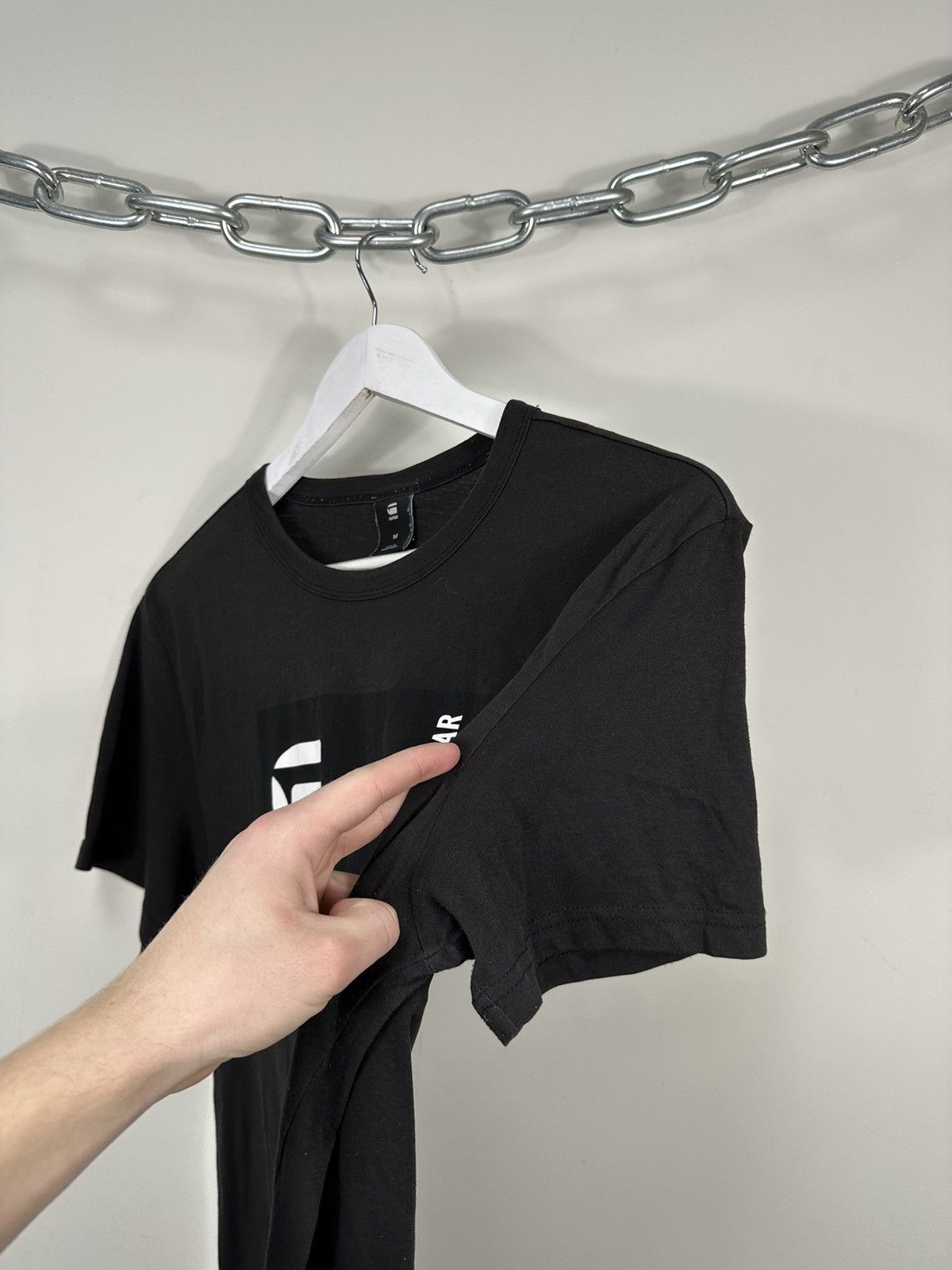 G-Star Vintage G-Star Raw Avant Garde Big Logo Black Opium Y2K Tee Size US M / EU 48-50 / 2 - 5 Thumbnail