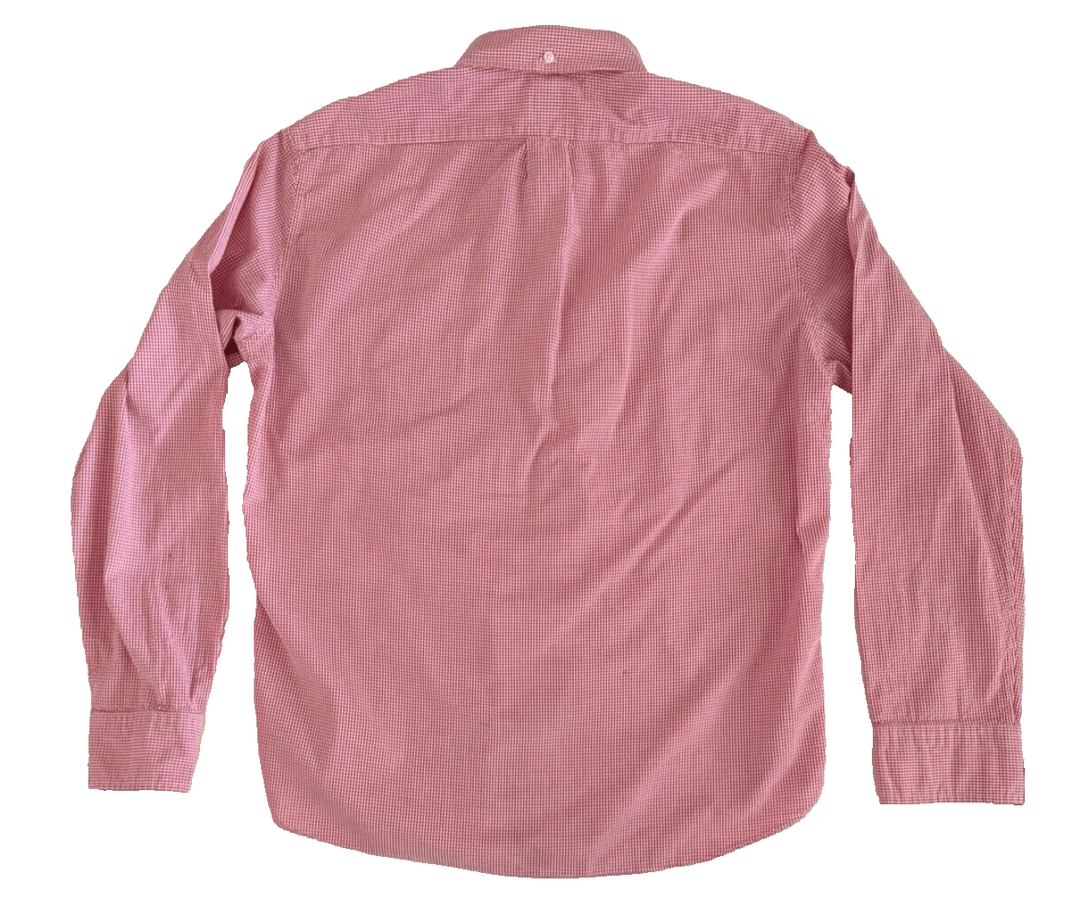 J.Crew J Crew Size L Men’s Slim Fit Red White Check Button Size US L / EU 52-54 / 3 - 2 Thumbnail