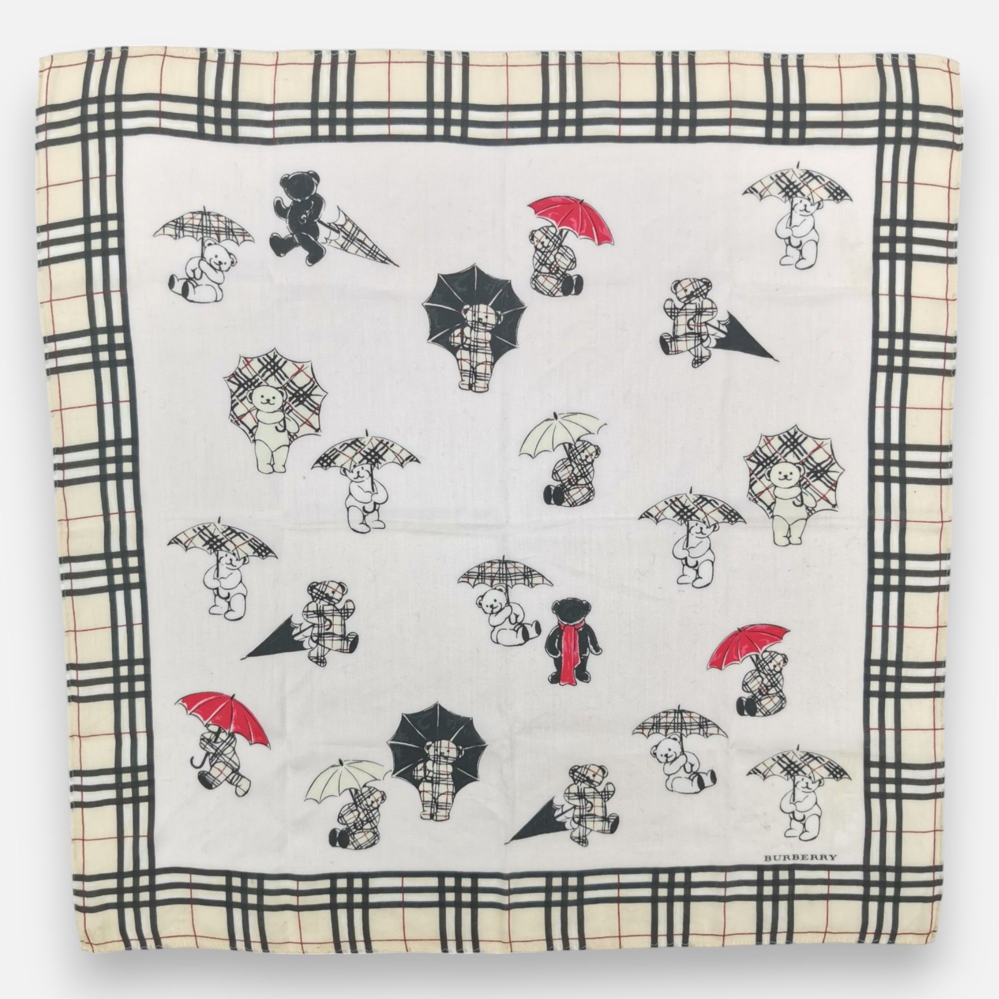 Burberry × Vintage Vintage Burberry Handkerchief Bandana Neckerchief Size ONE SIZE - 2 Thumbnail